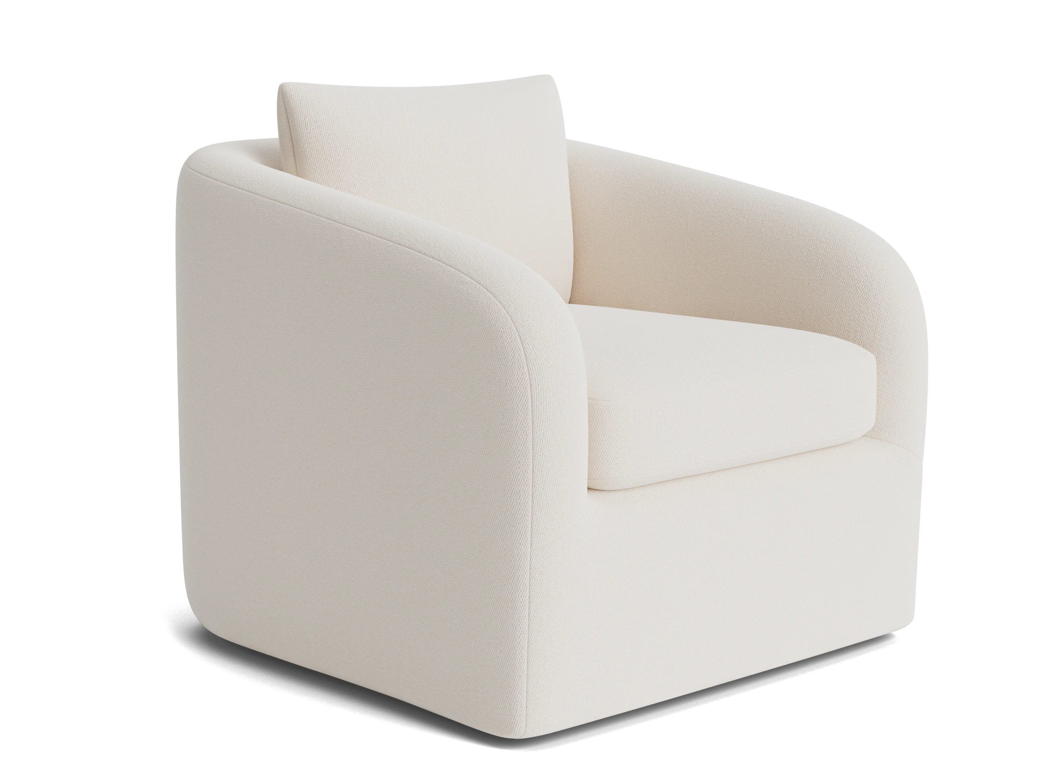 amelia swivel chair caspiar ivory