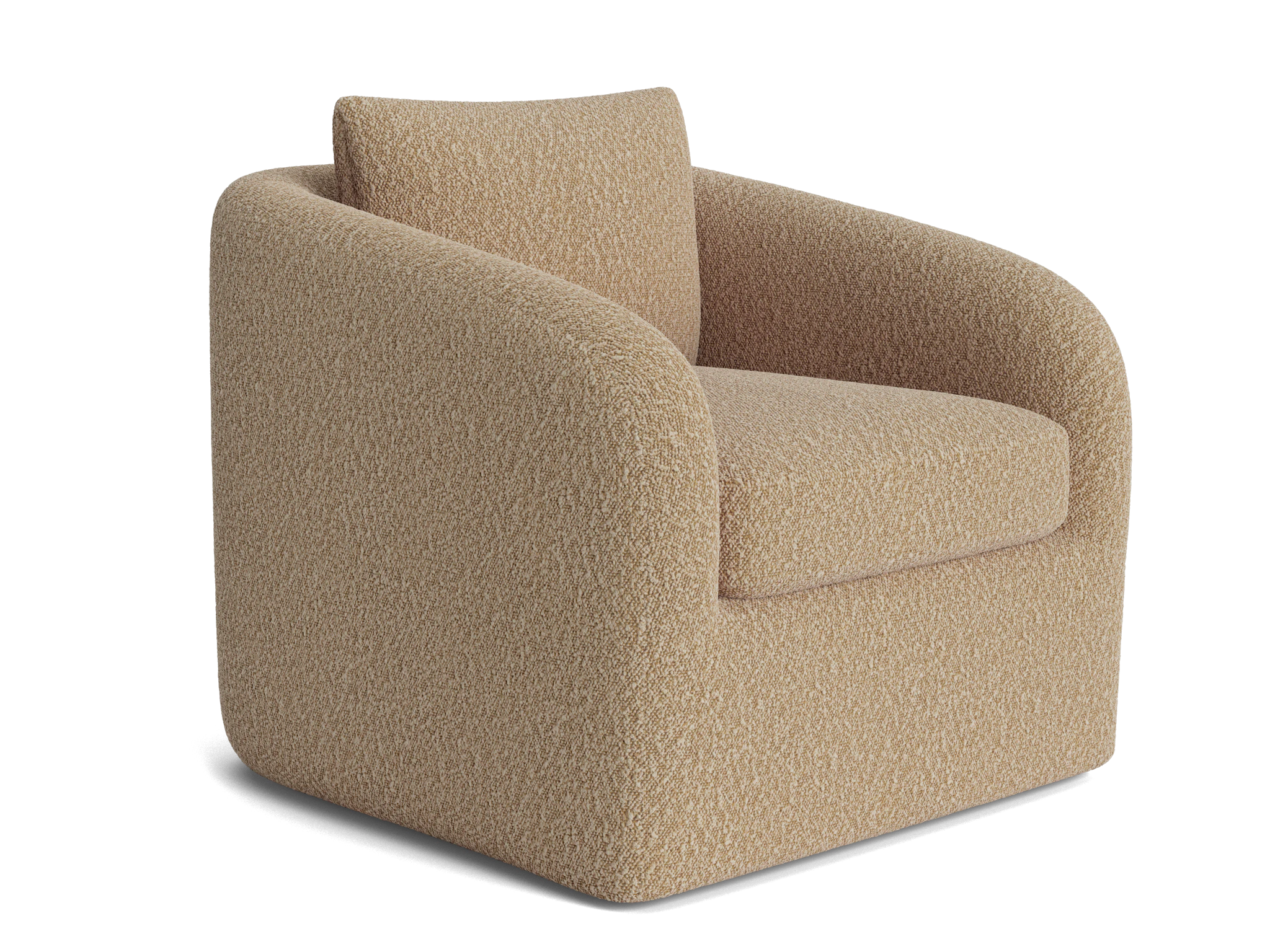 amelia swivel chair bubbly cream soda