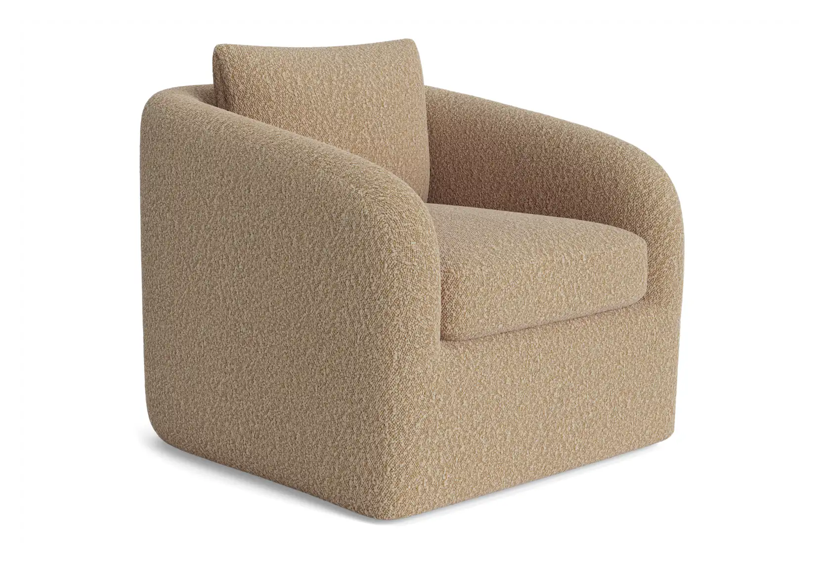 amelia swivel chair bubbly cream soda