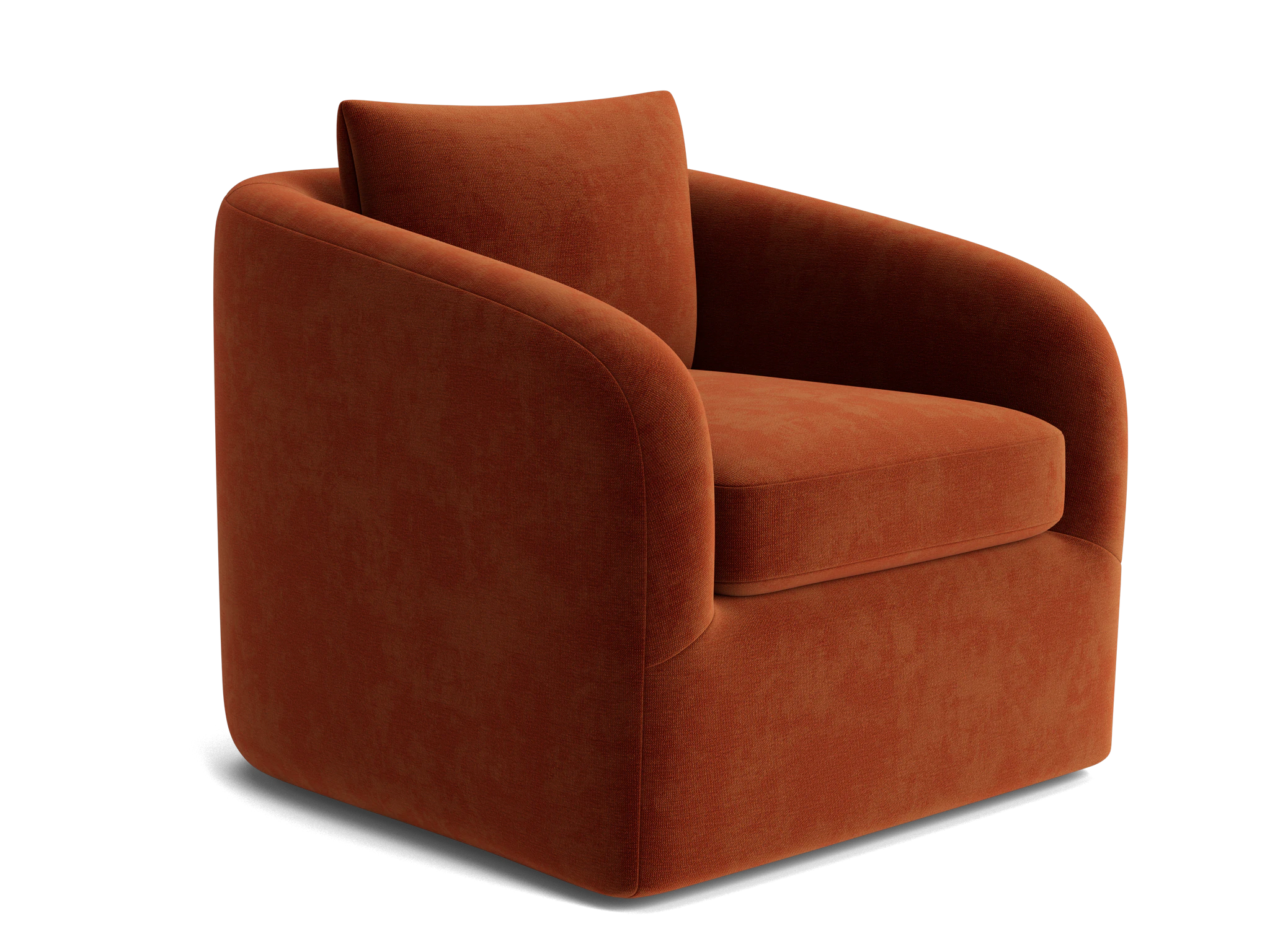 amelia swivel chair harper cinnamon