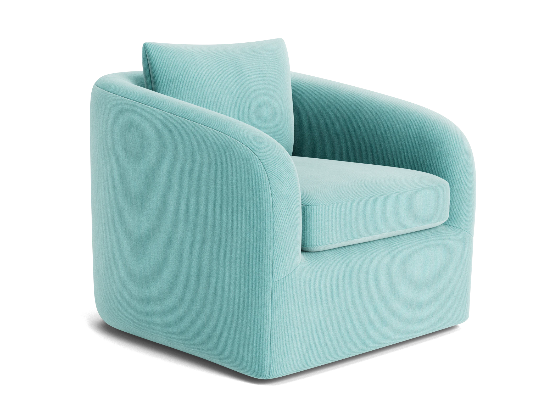 amelia swivel chair sorrento pantone aquatic