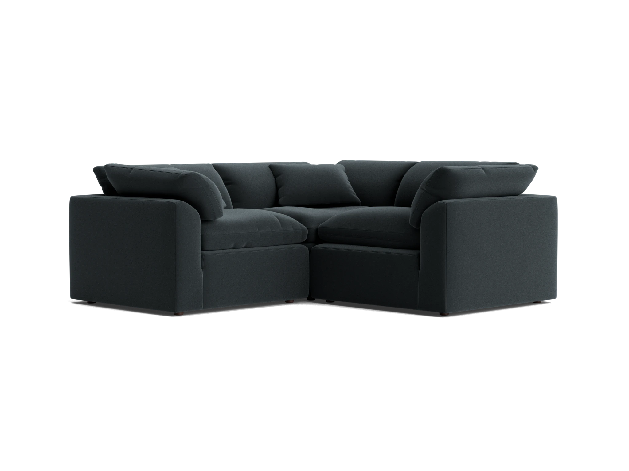 bryant modular corner sectional %283 piece%29 royale gunmetal