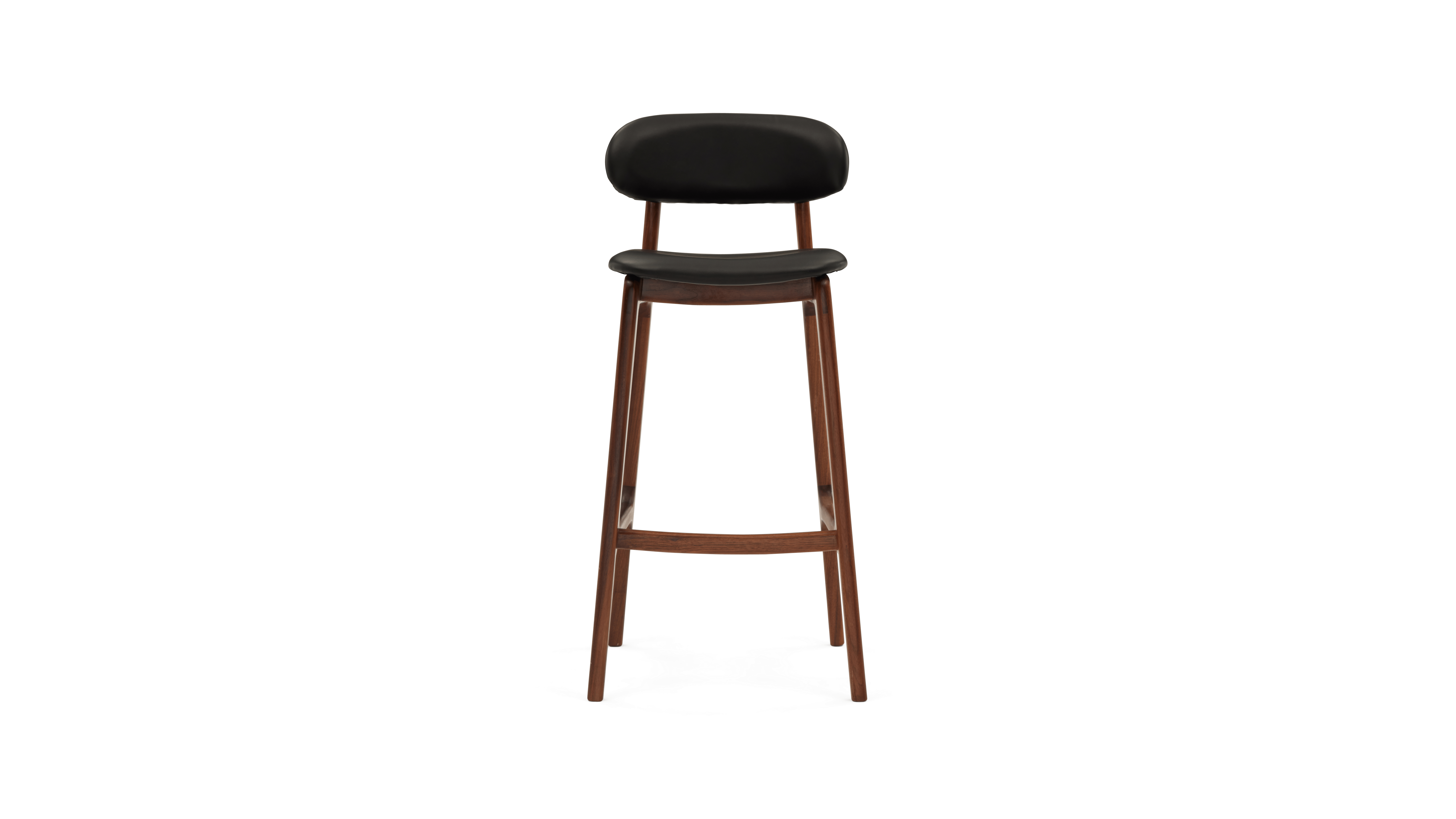 cdrblck austin leather bar stool cedro black