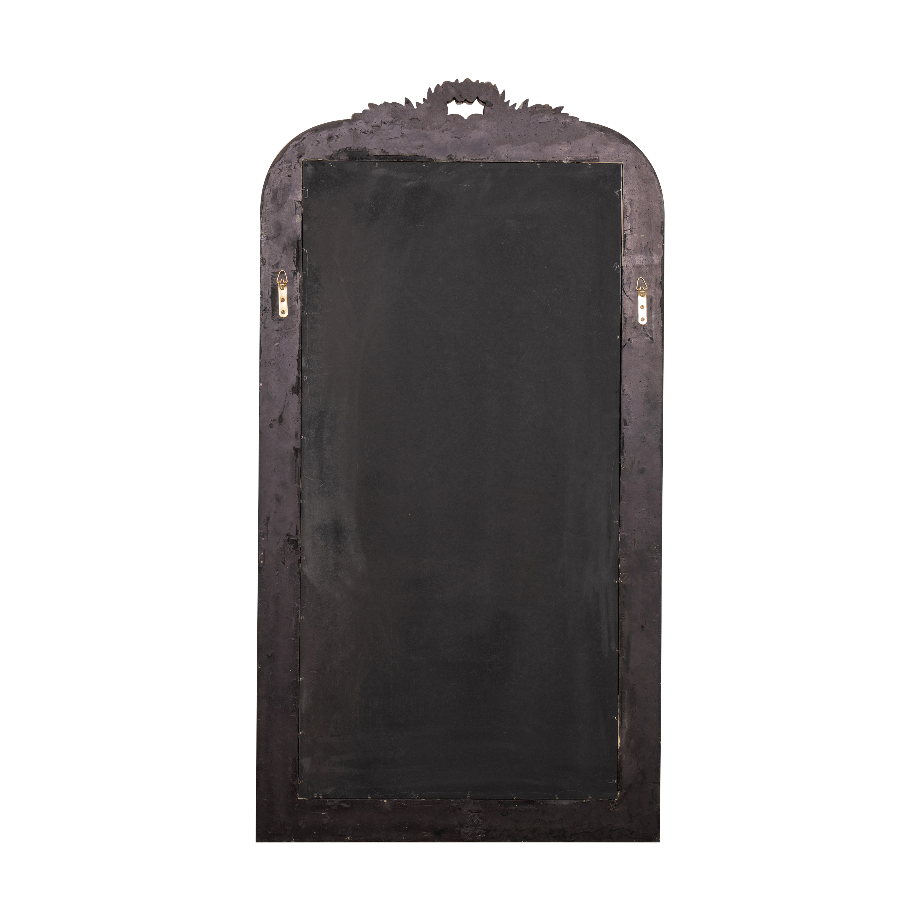 magnolia arched floor mirror