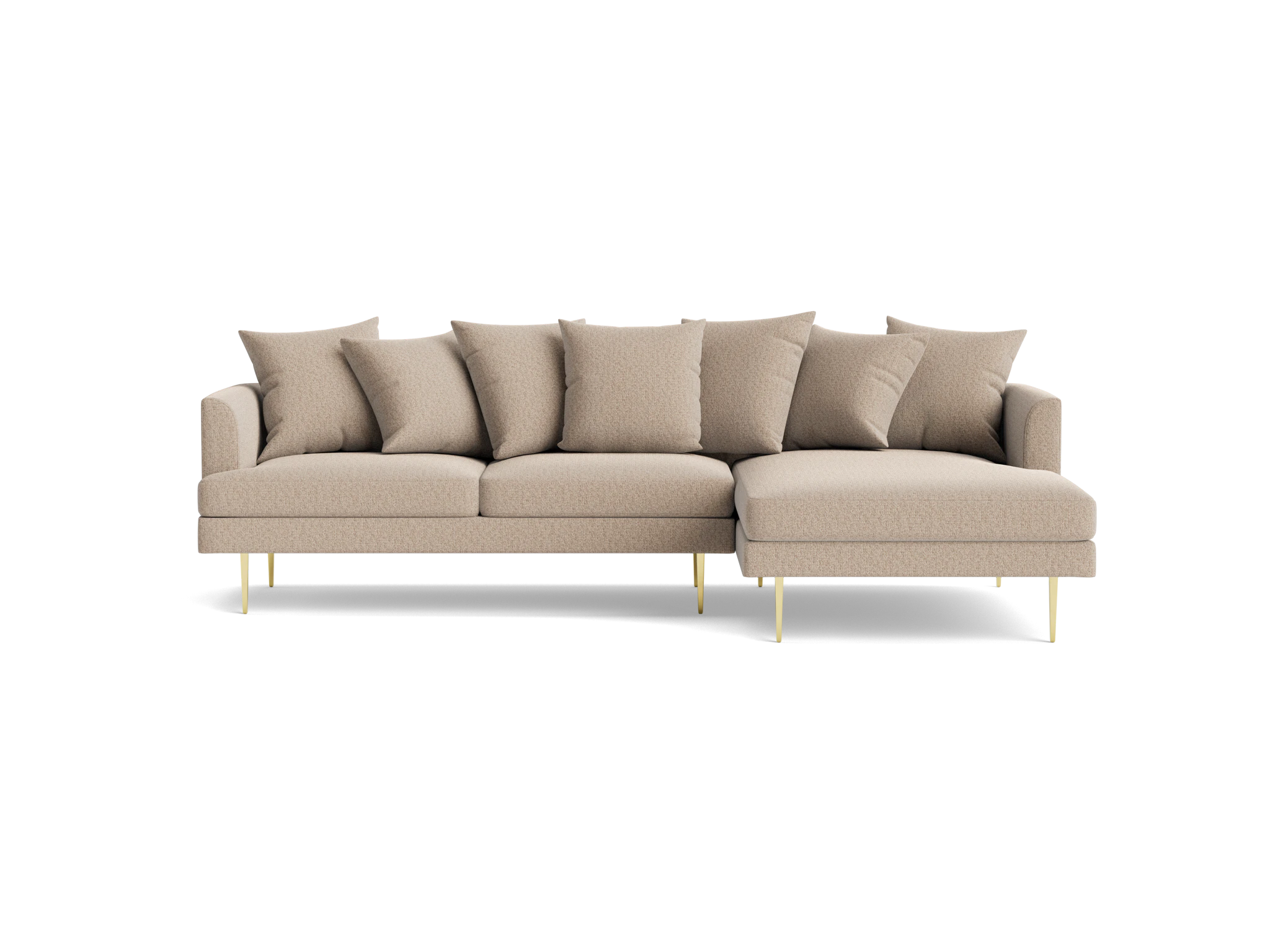 aime sectional villa sand
