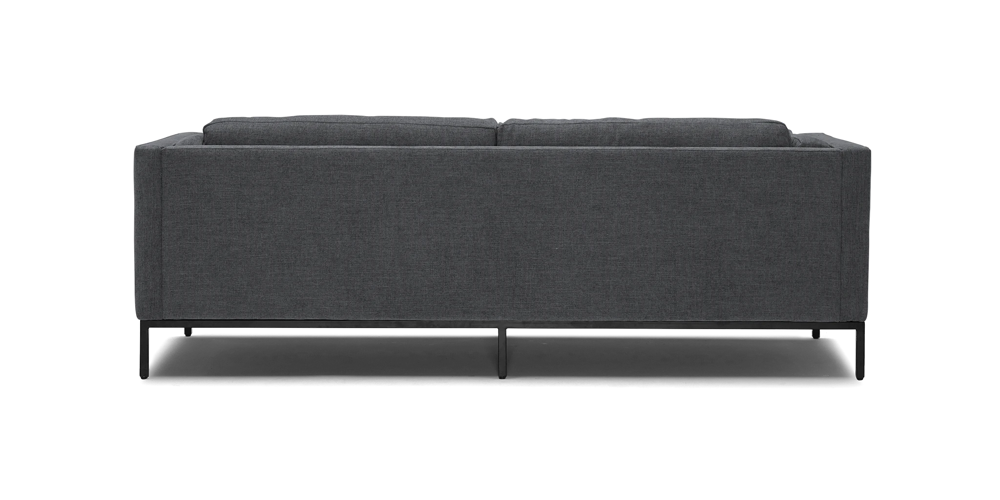 Parker Sofa with Metal Base - Thumbnail 2