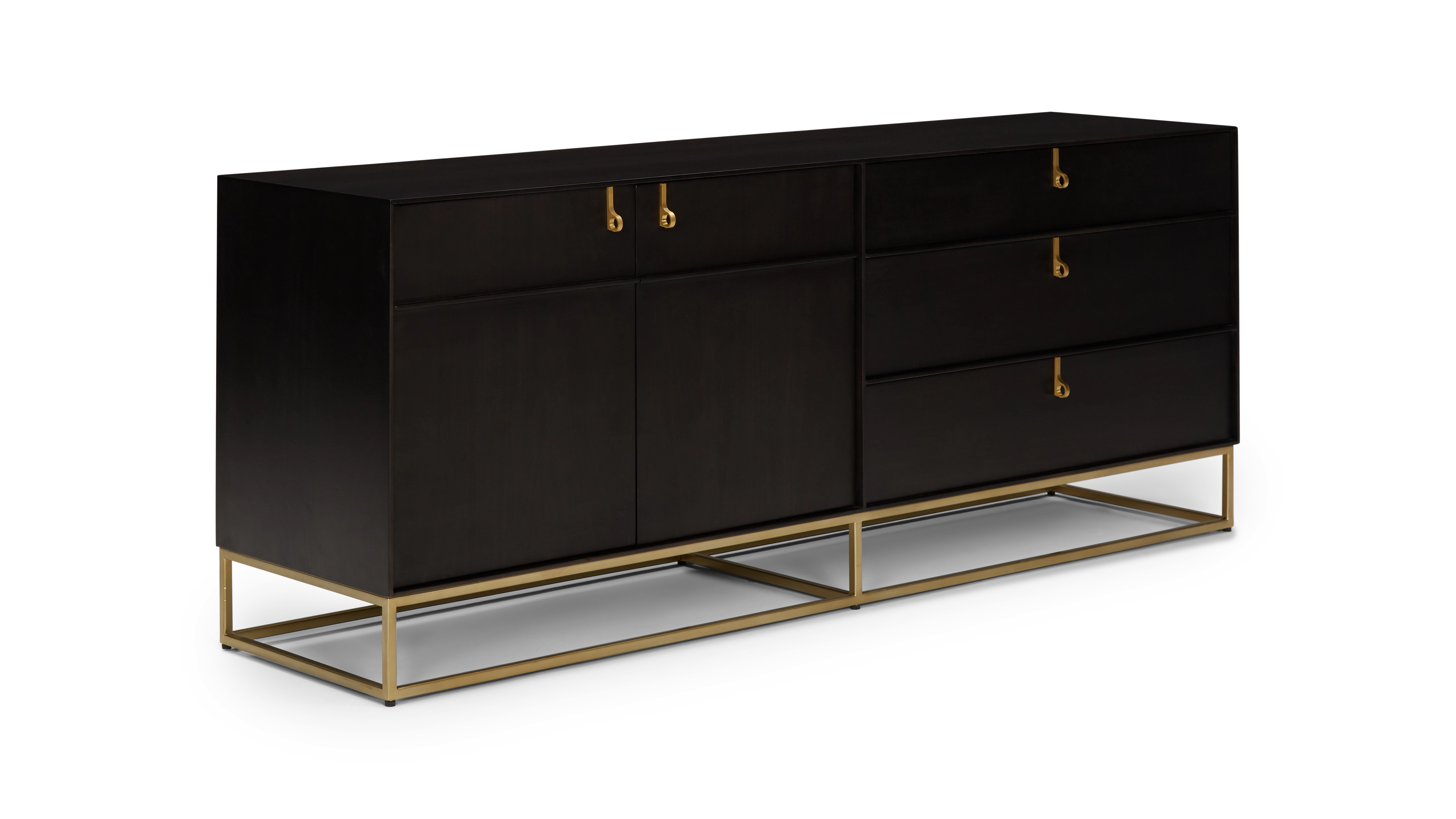 black soho console cabinet