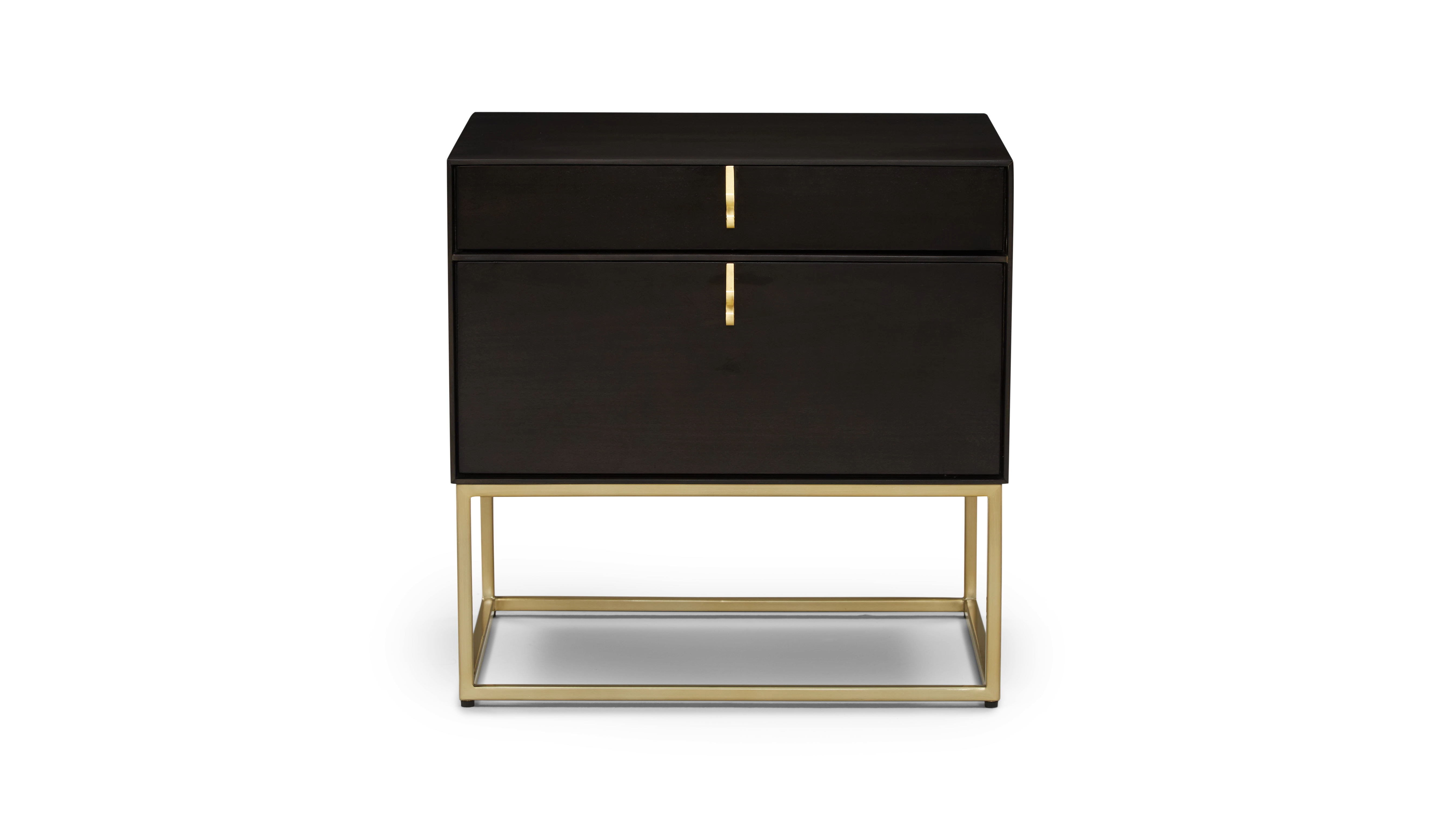 black soho nightstand