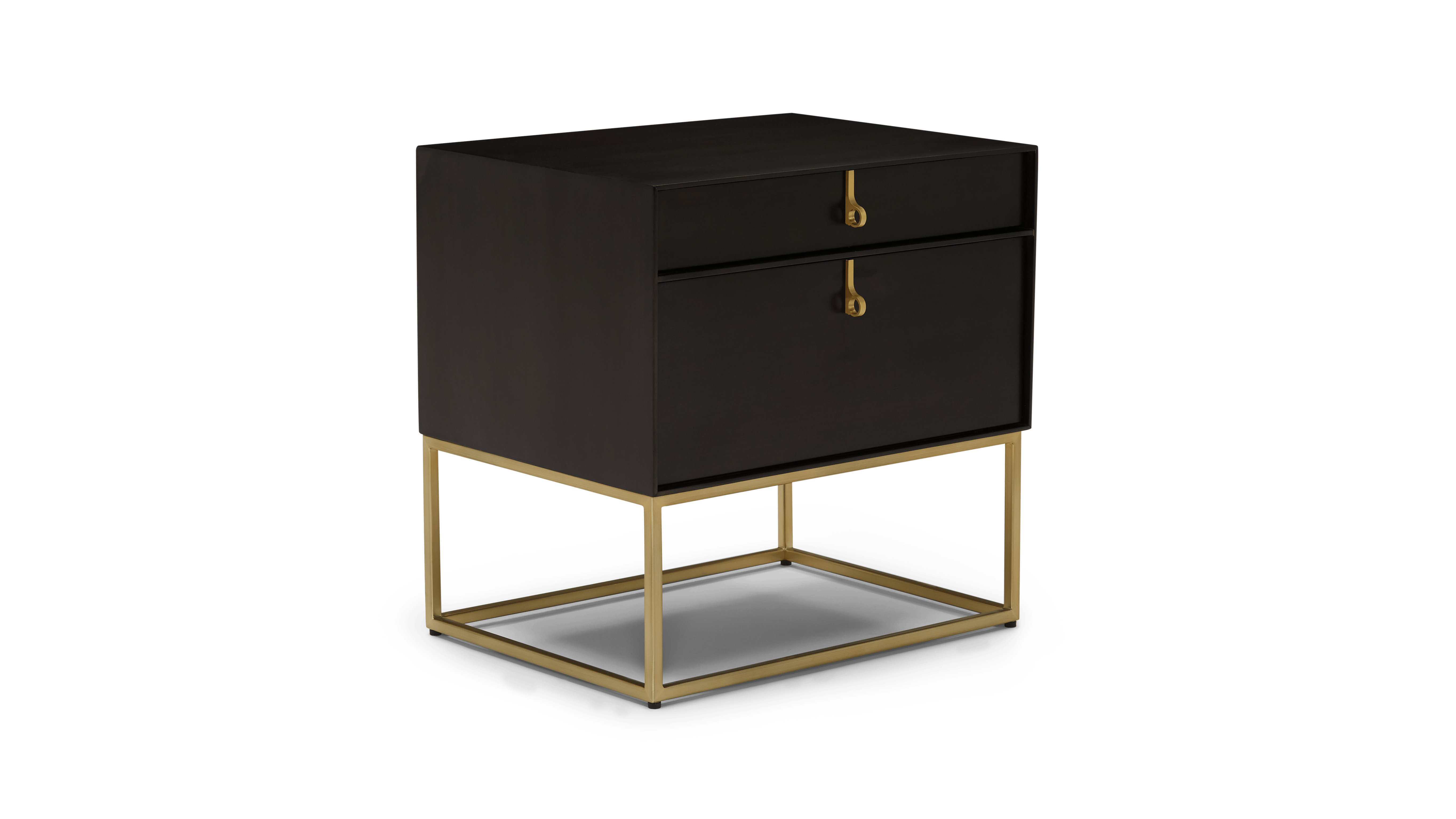 black soho nightstand