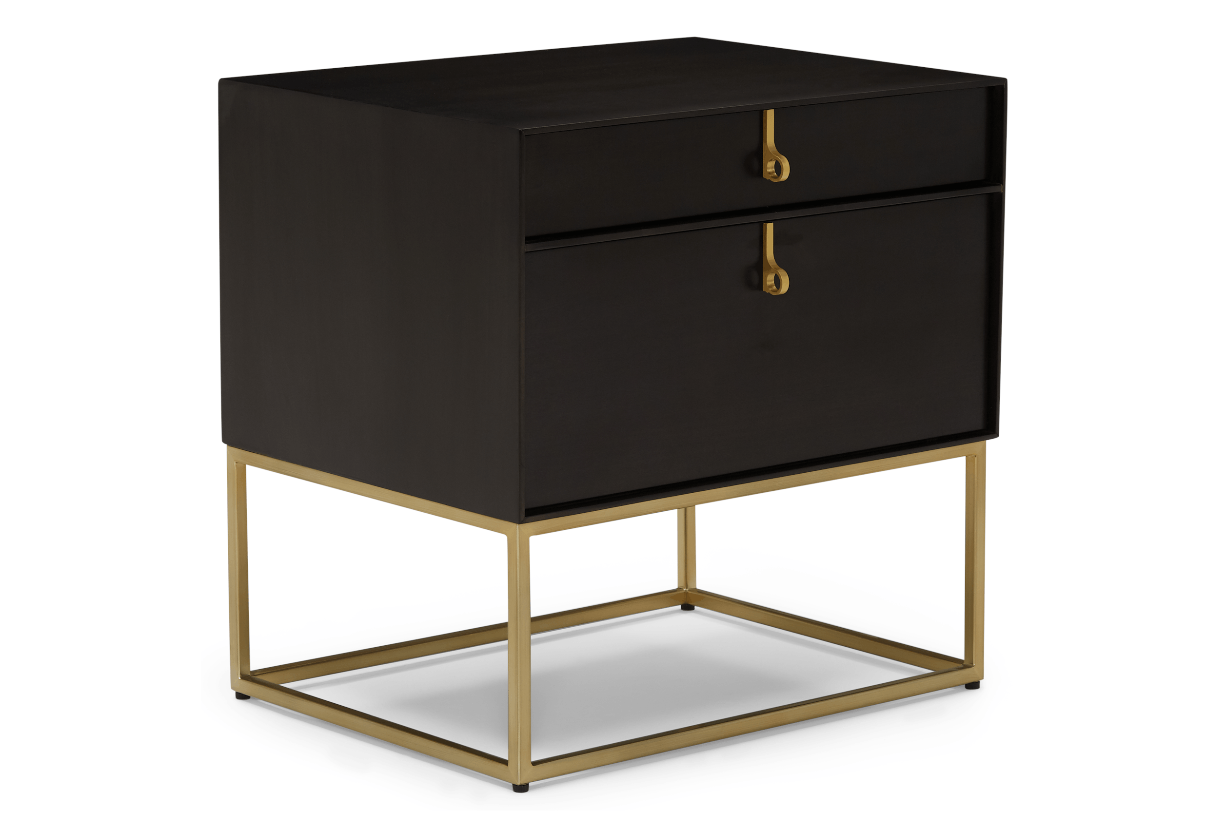 black soho nightstand
