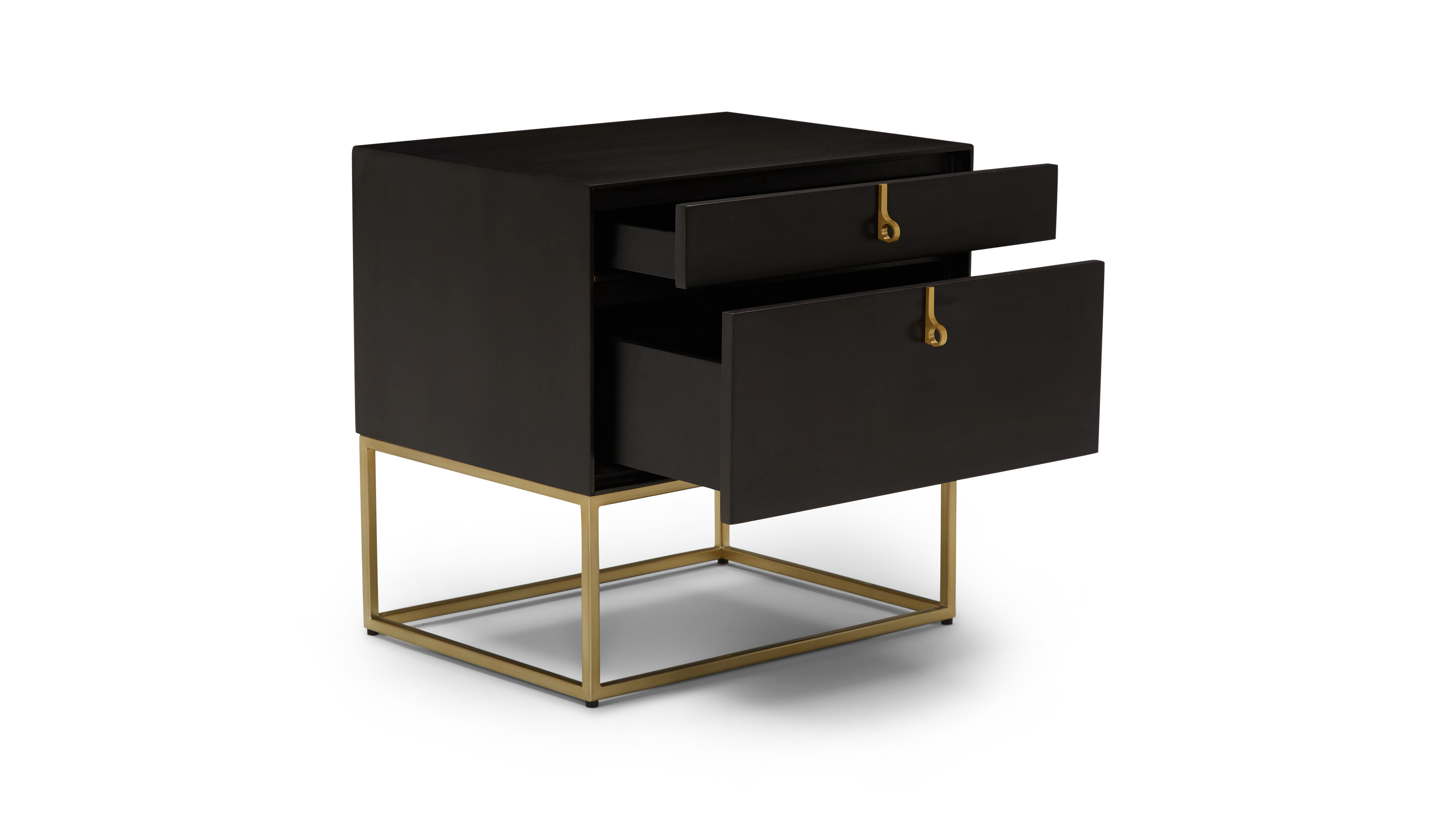 black soho nightstand
