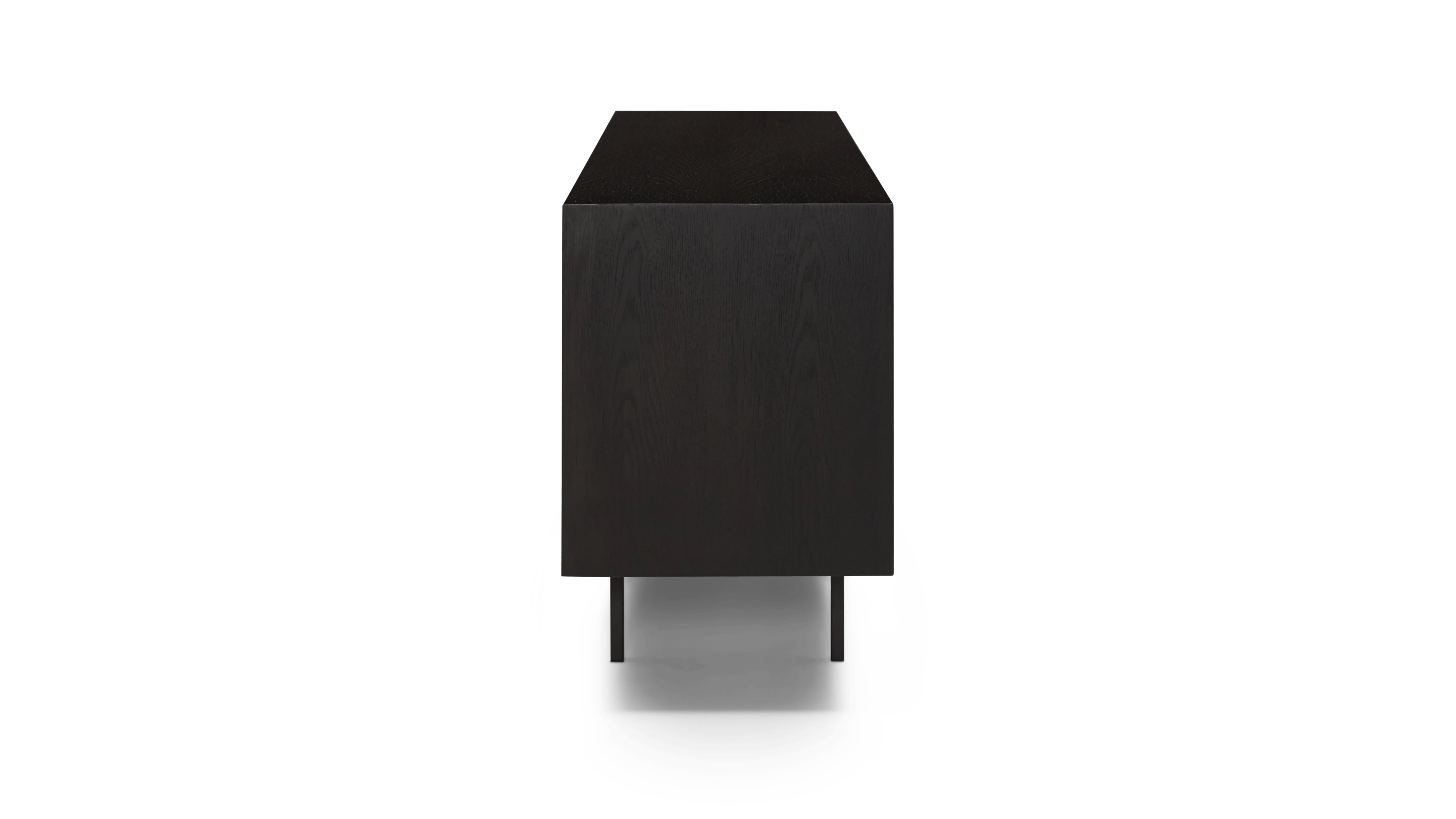 black oslo media console
