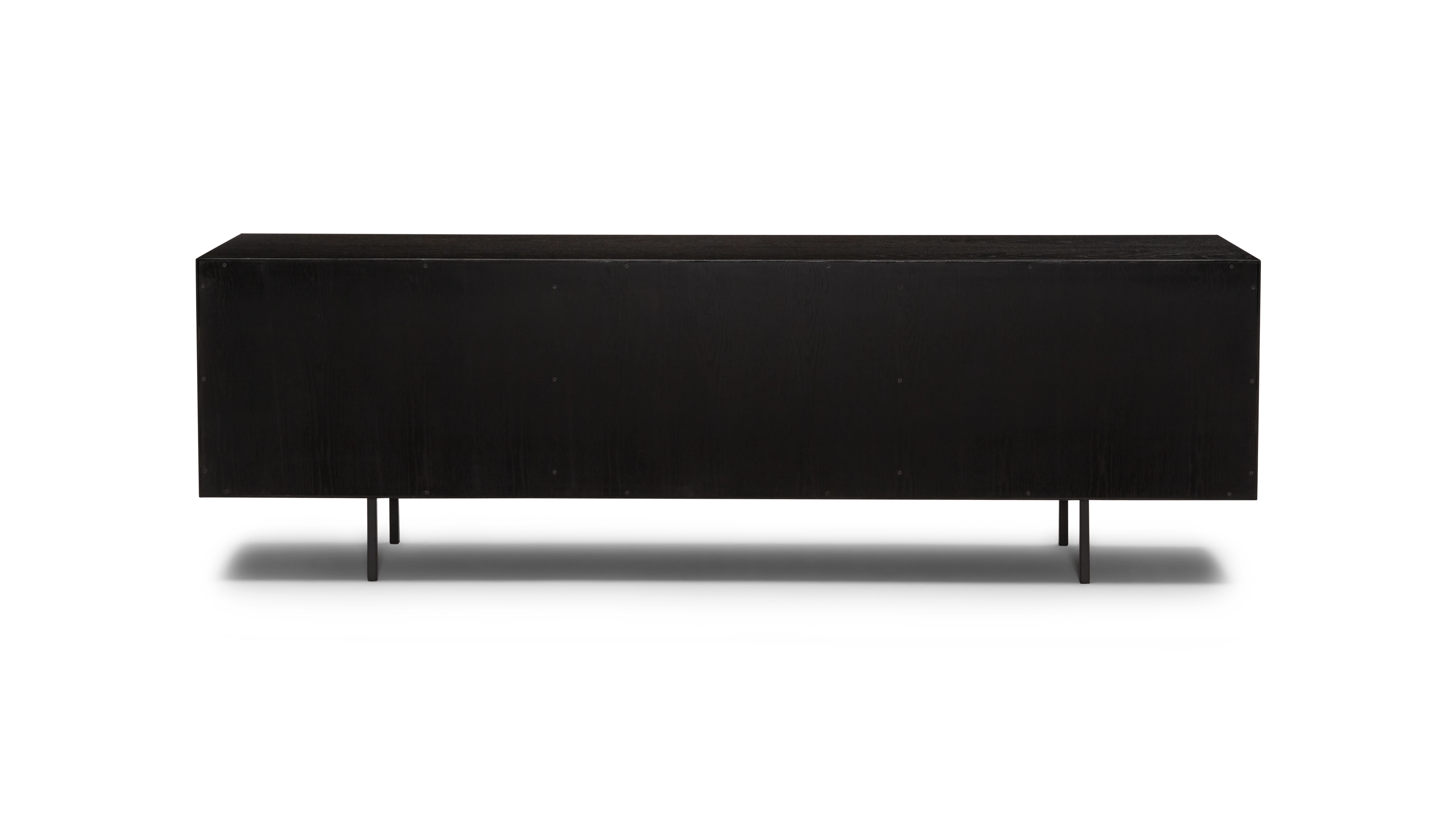 black oslo media console