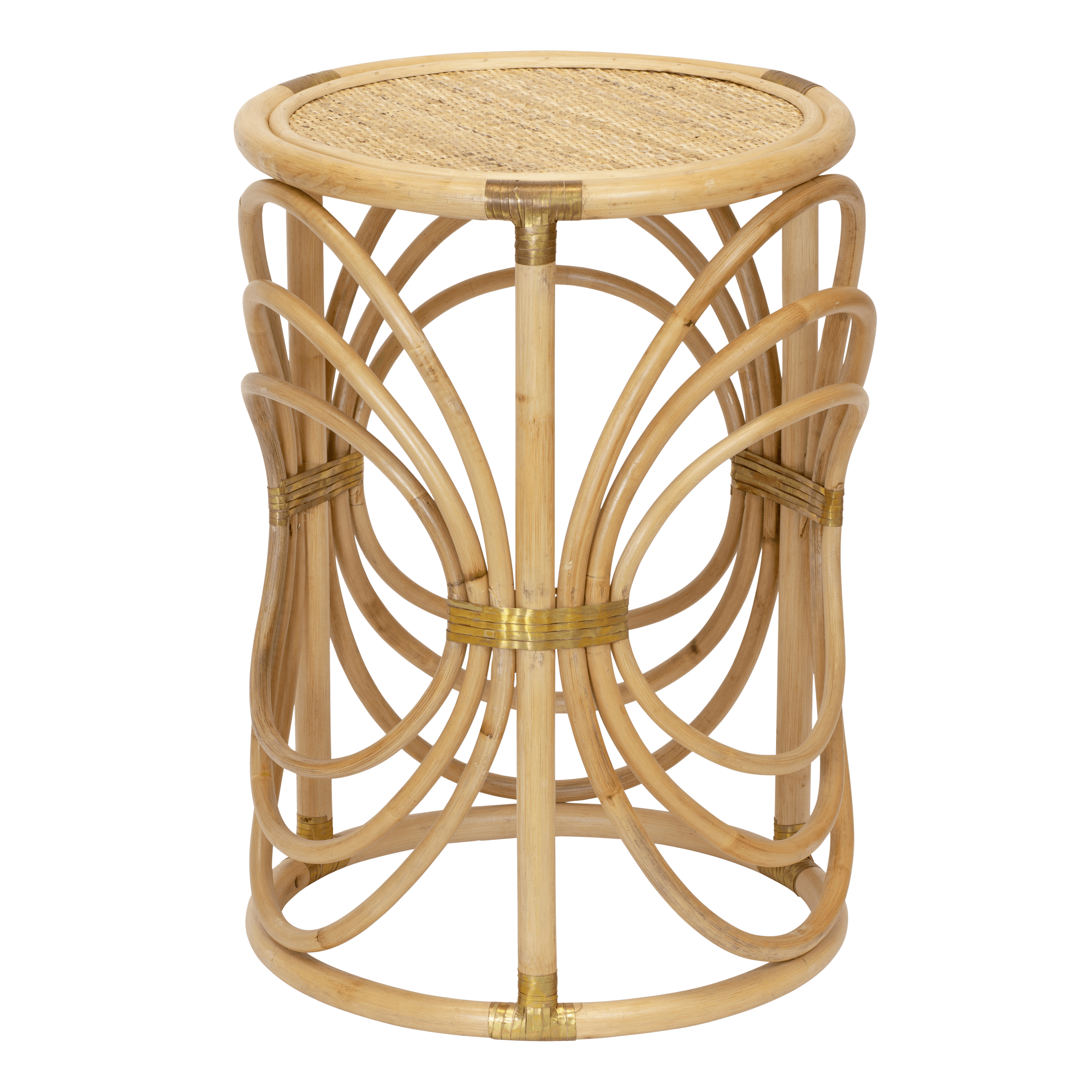 natural audrey end table