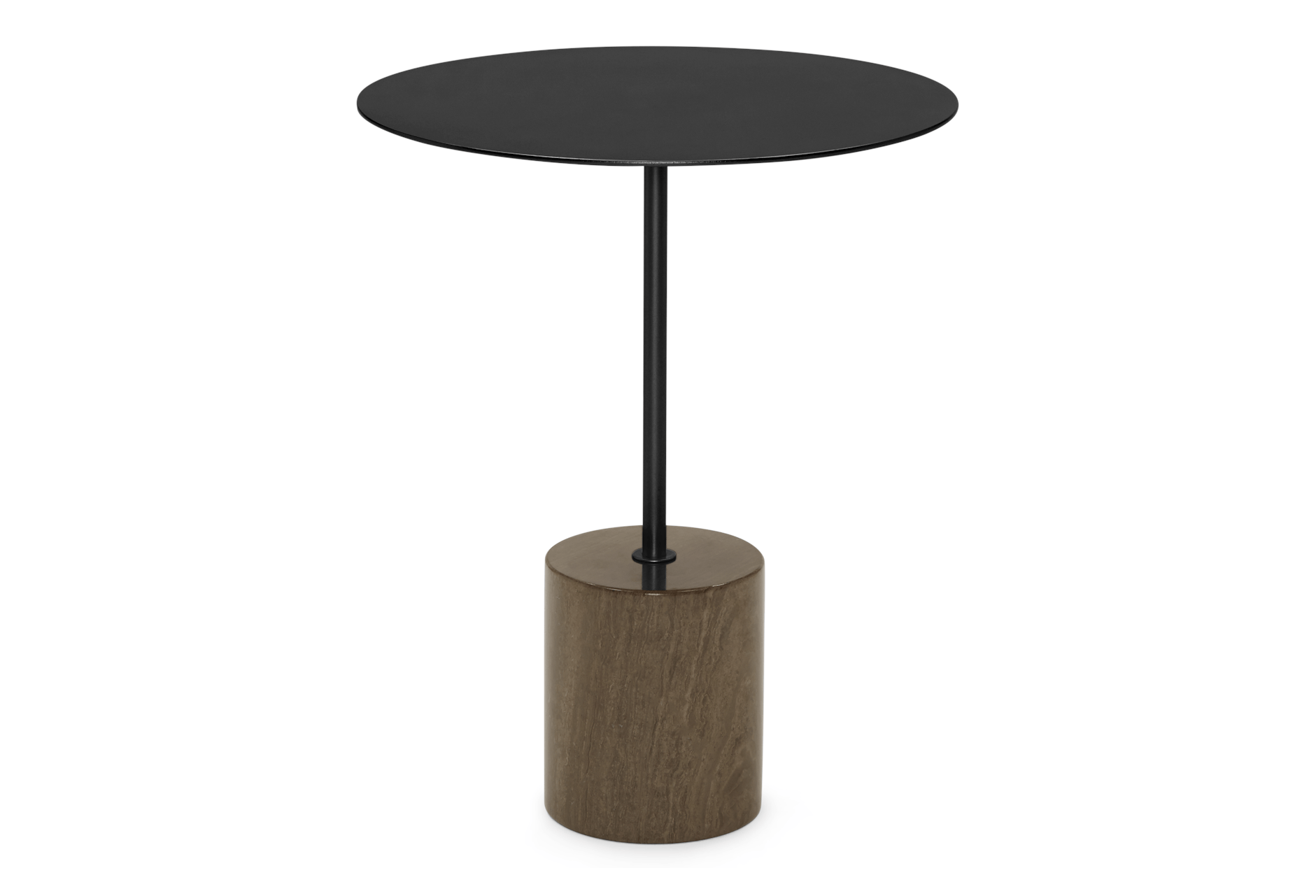black braco end table