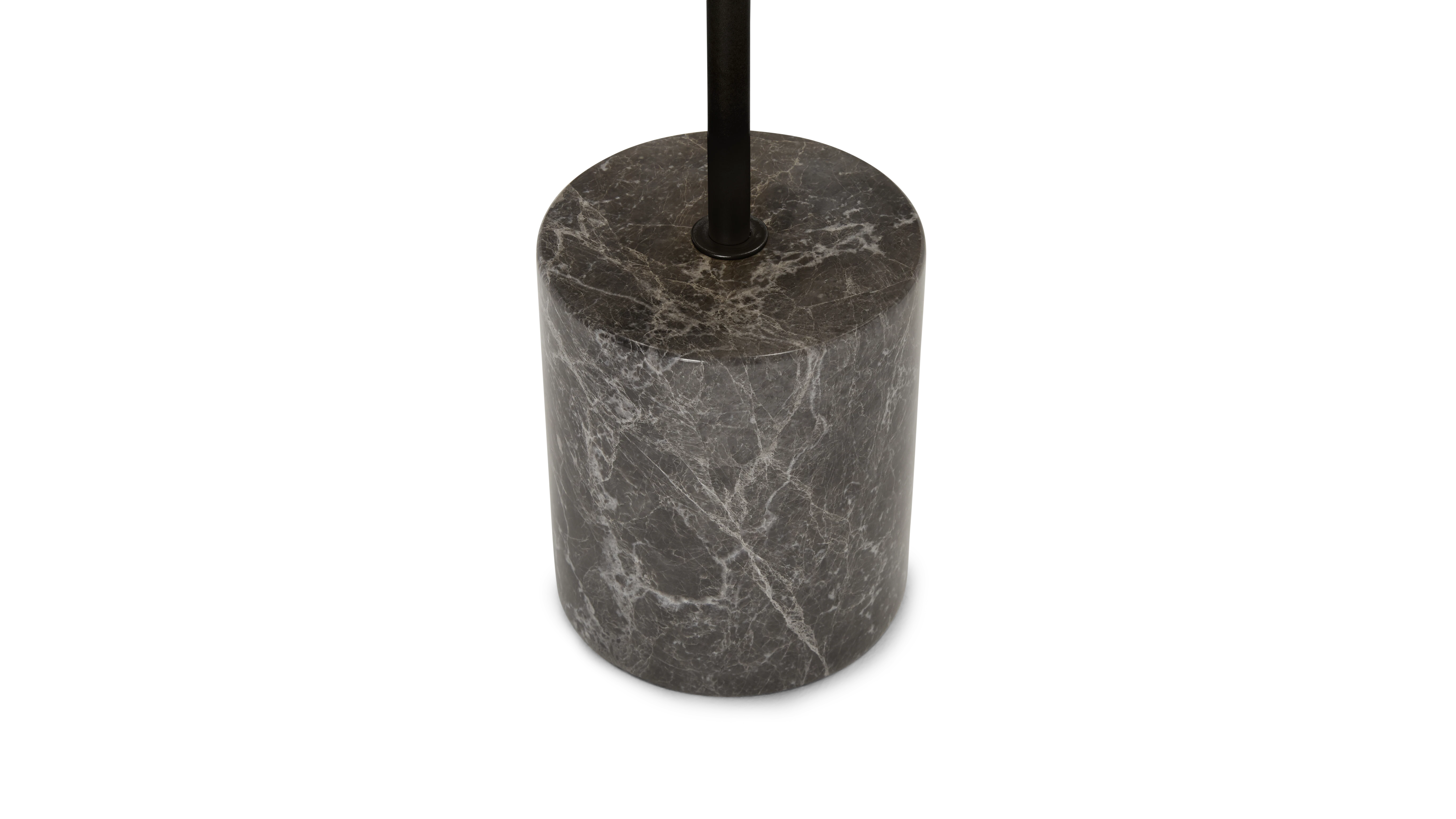 black braco end table