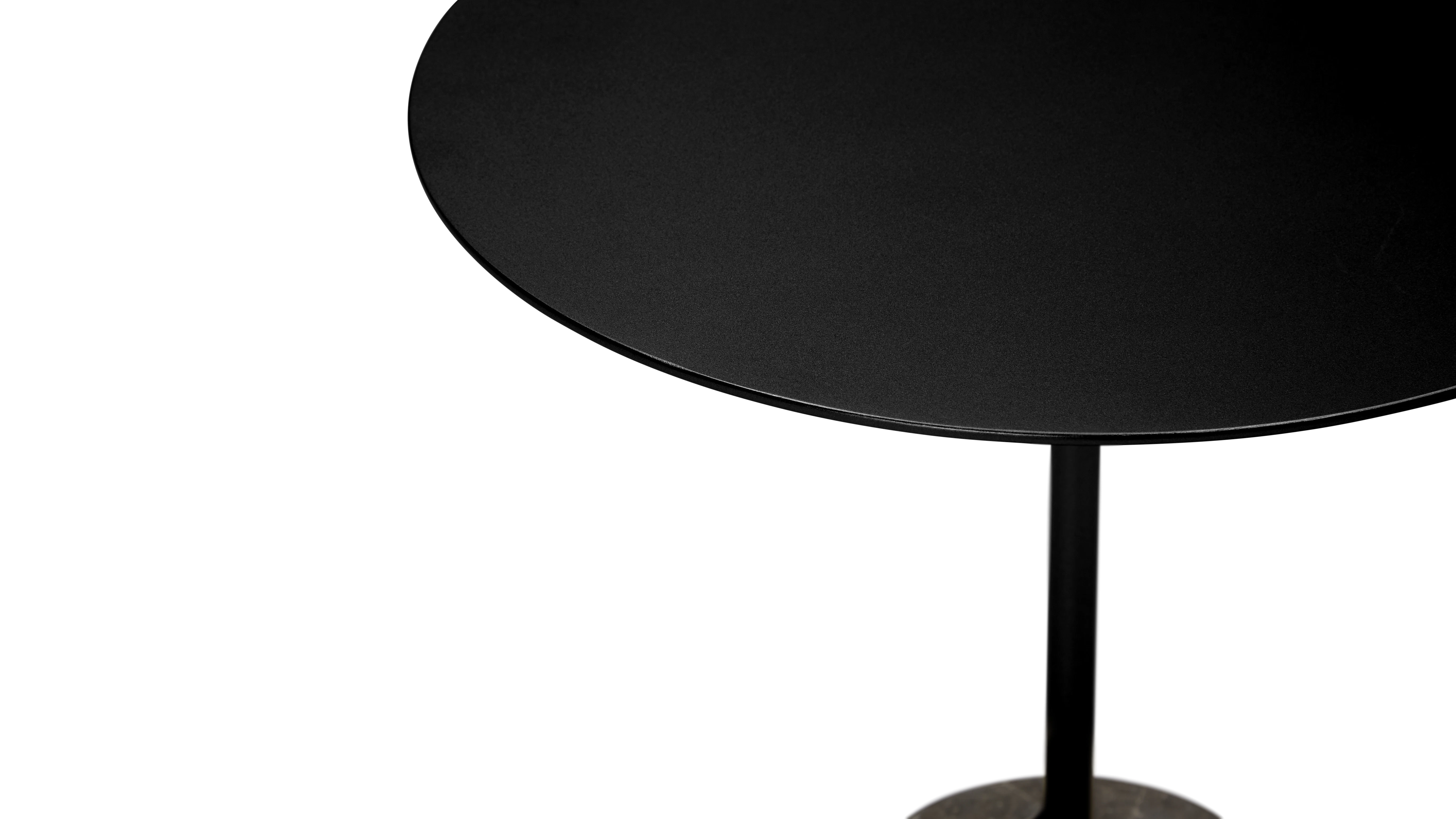 black braco end table
