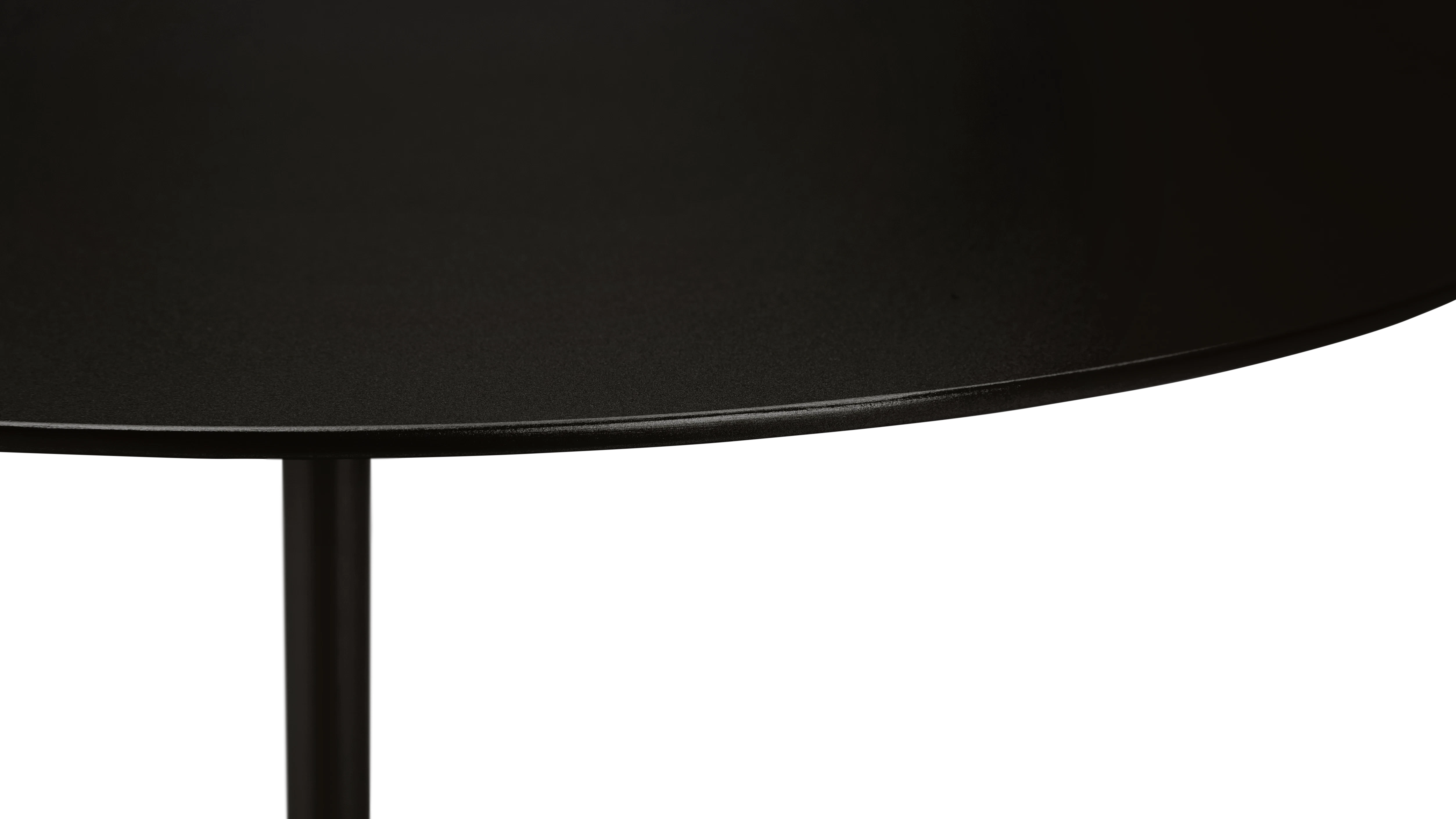 black braco end table