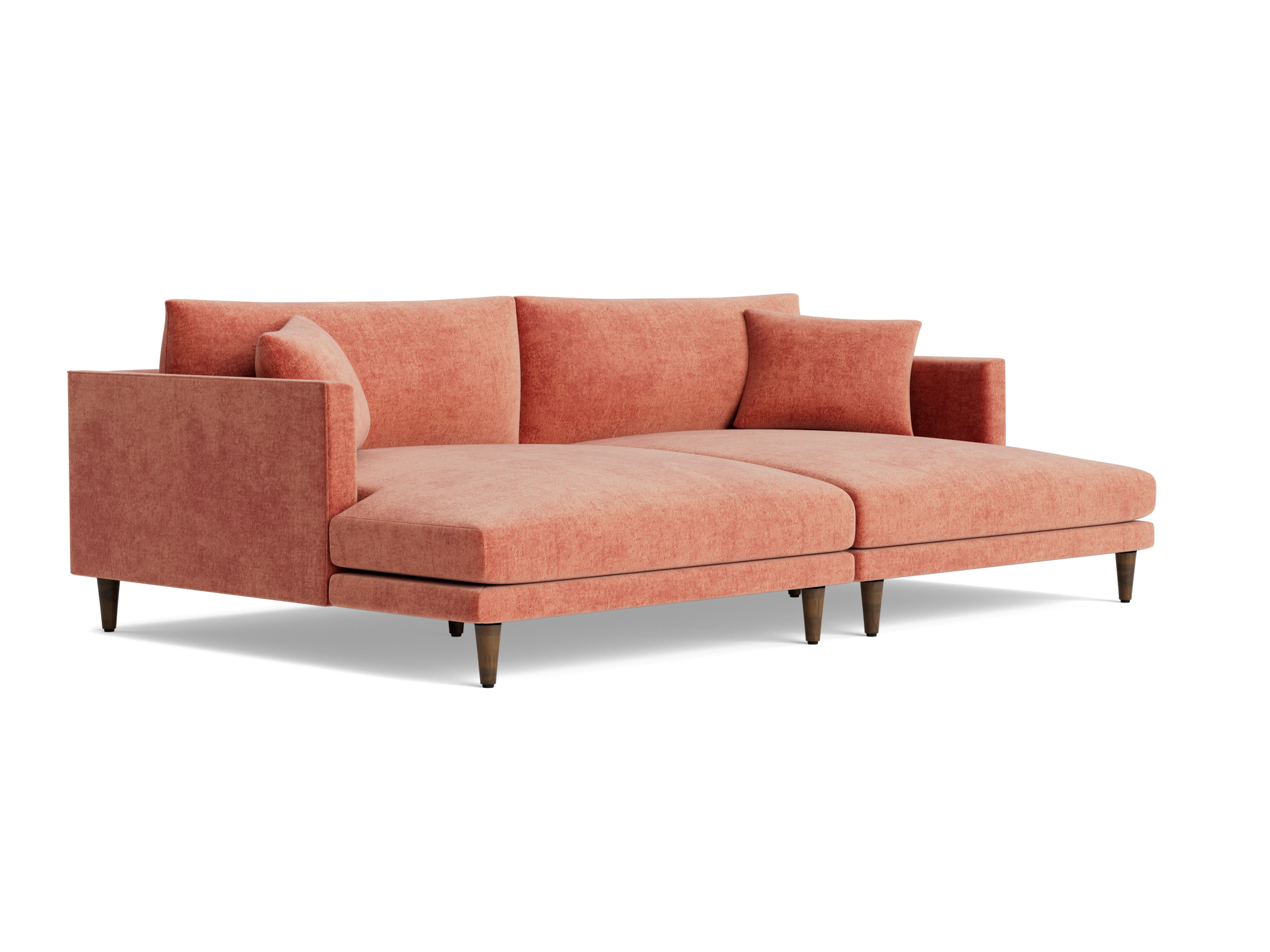 lewis grand daybed plush terra rose