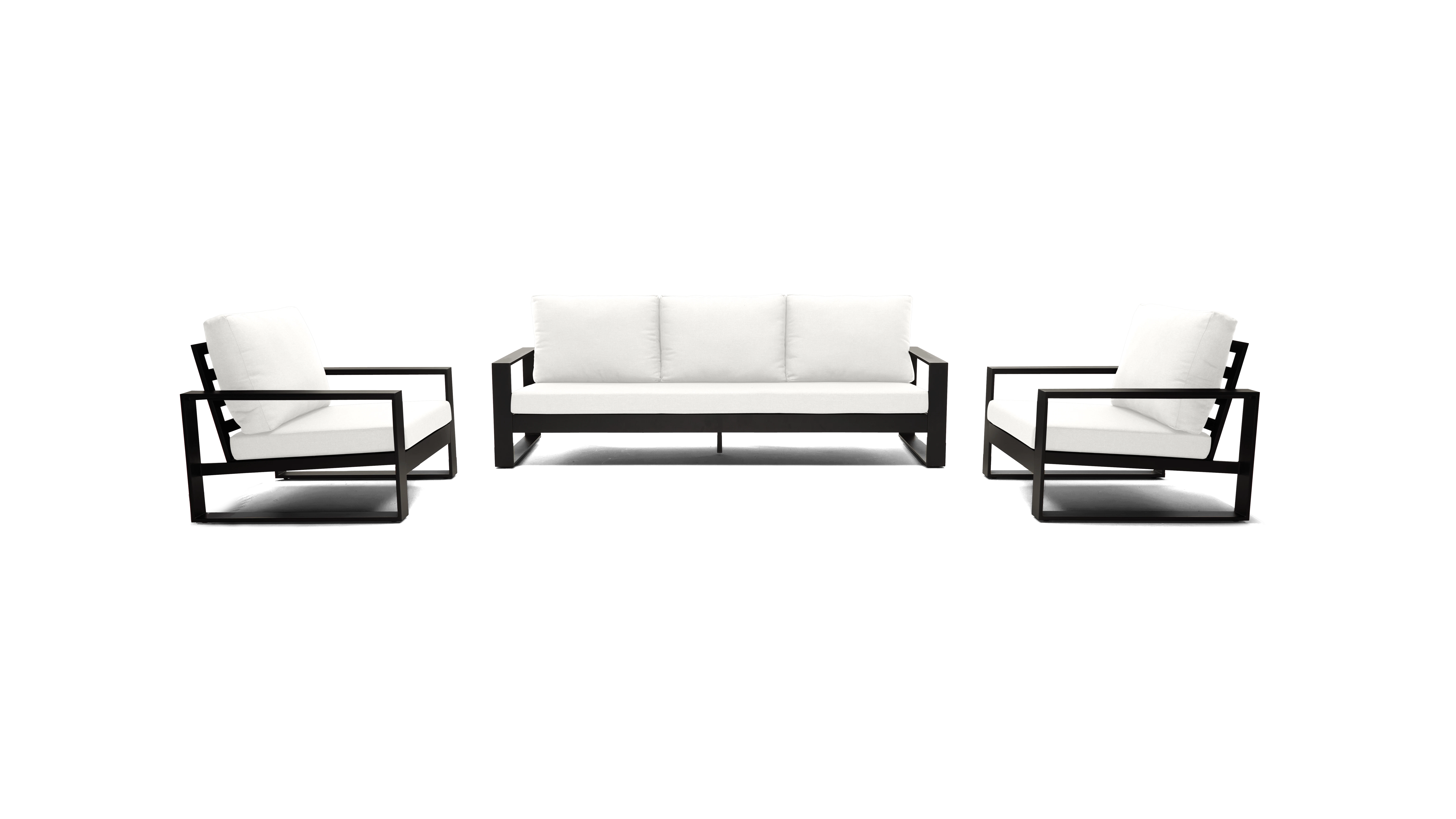 Lucia Outdoor Sofa Set (3 Piece)