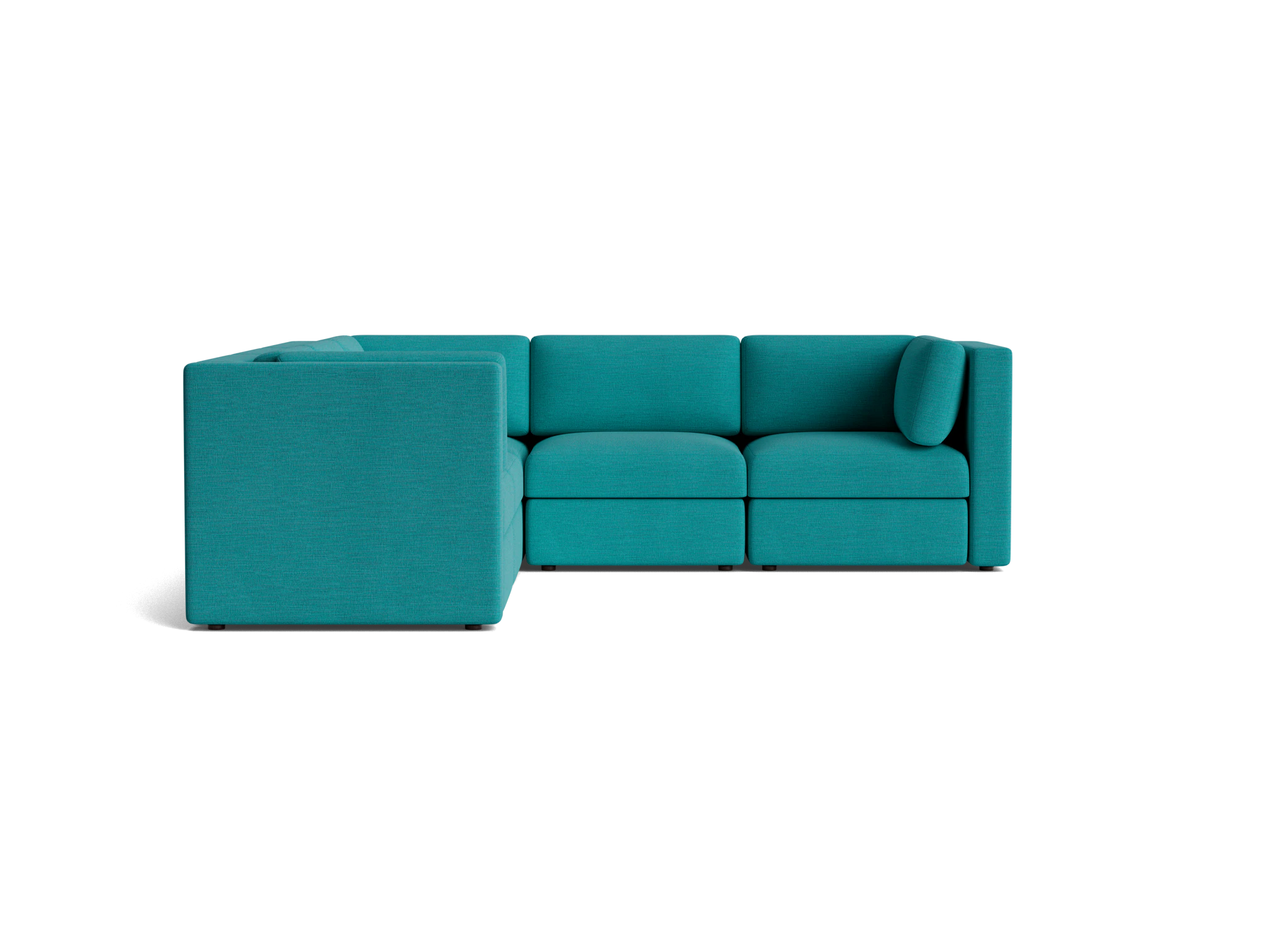 daya modular corner sectional lucky turquoise