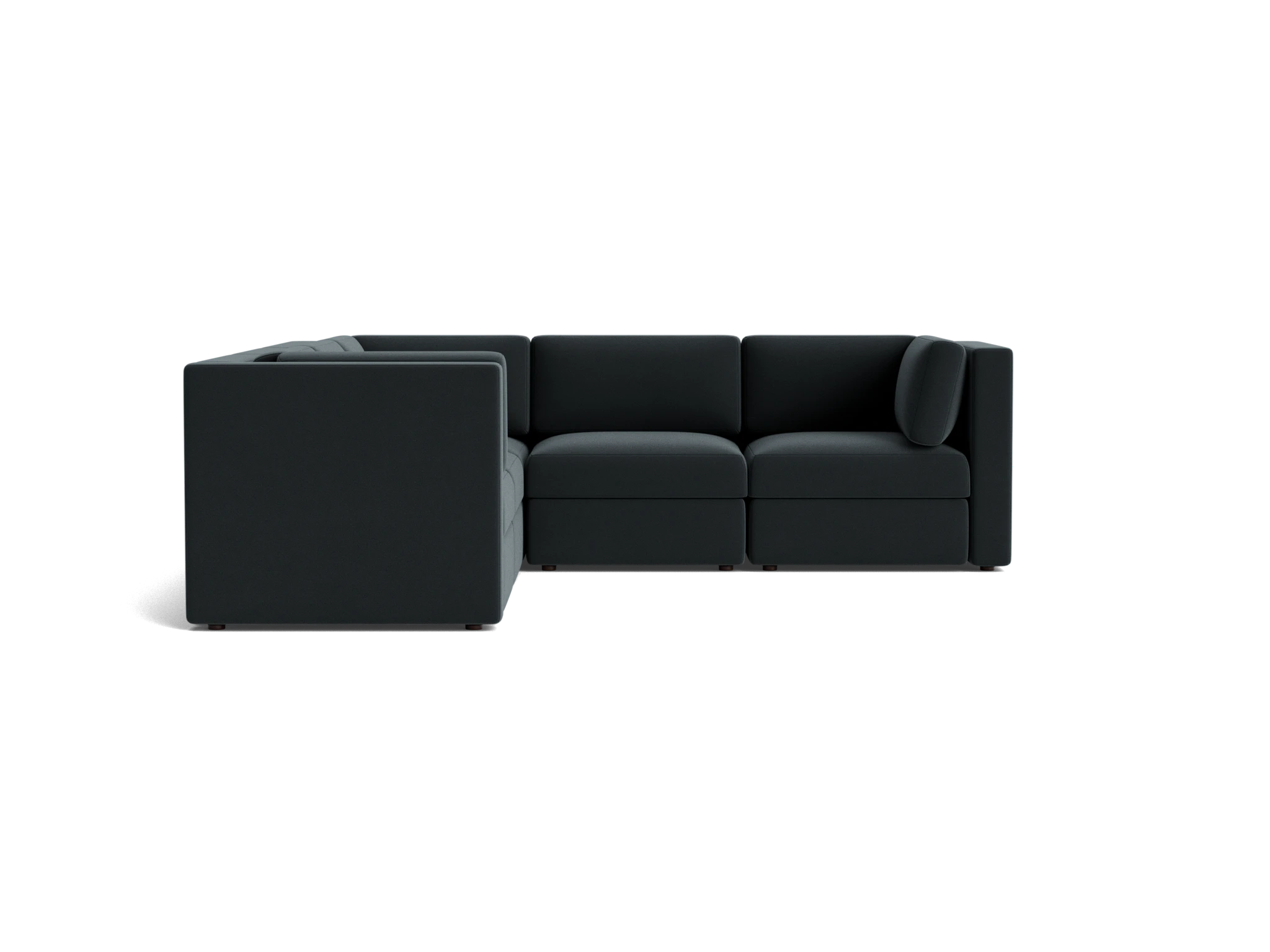 daya modular corner sectional royale gunmetal