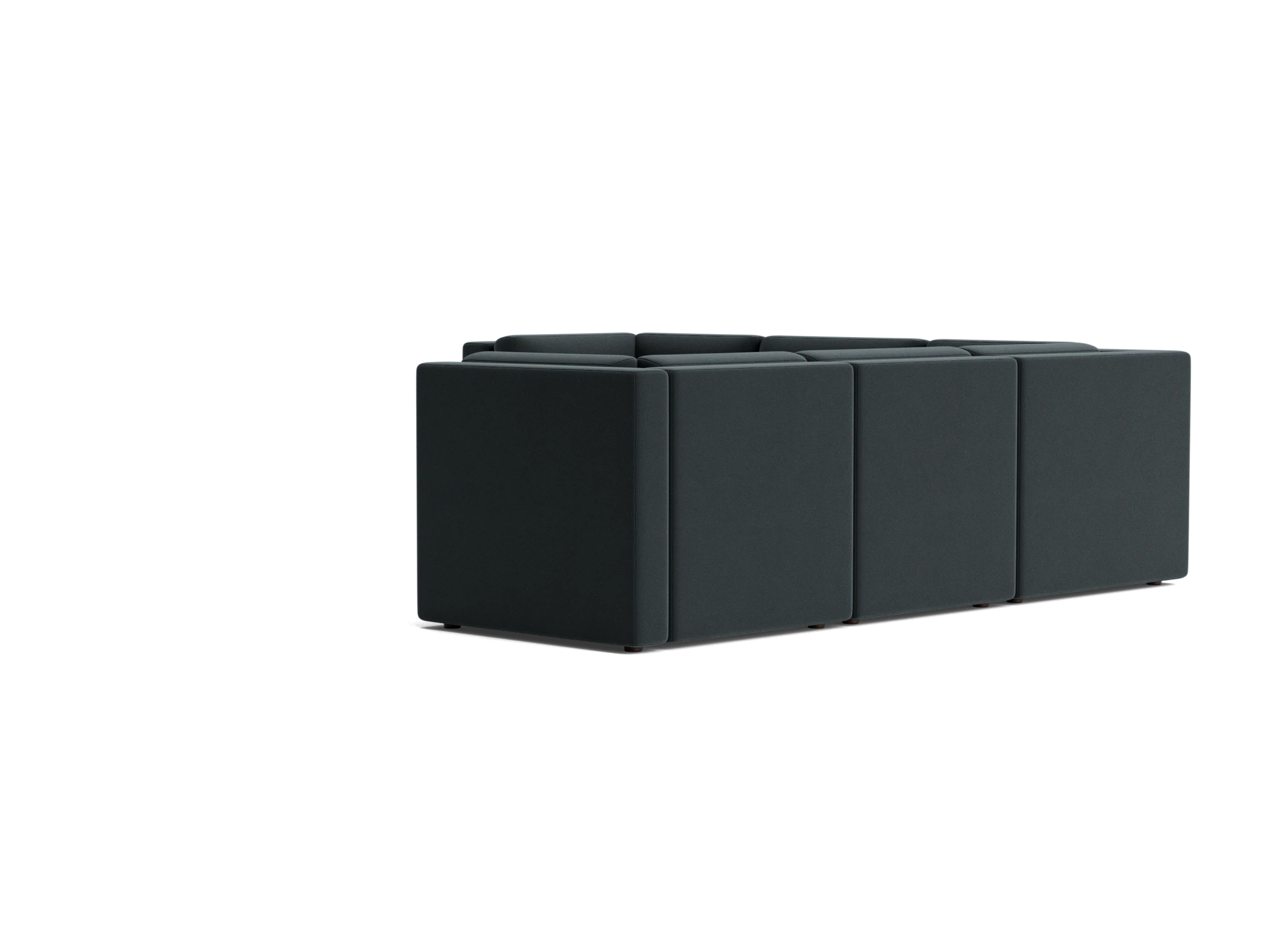 daya modular corner sectional royale gunmetal