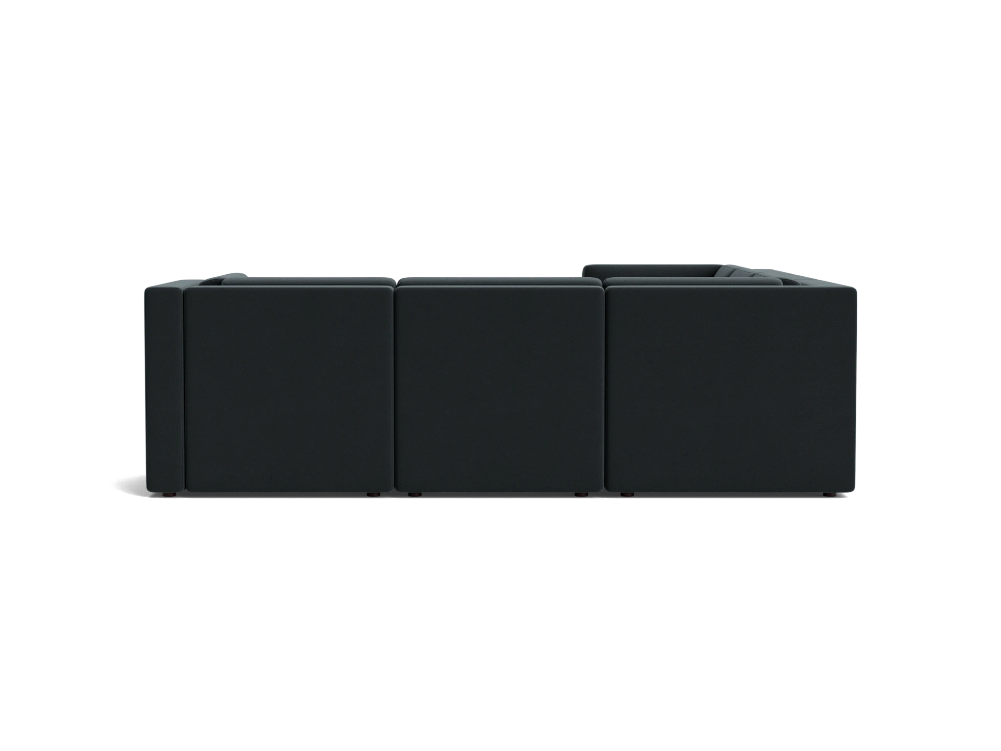 daya modular corner sectional royale gunmetal