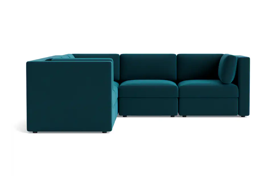 daya modular corner sectional royale peacock