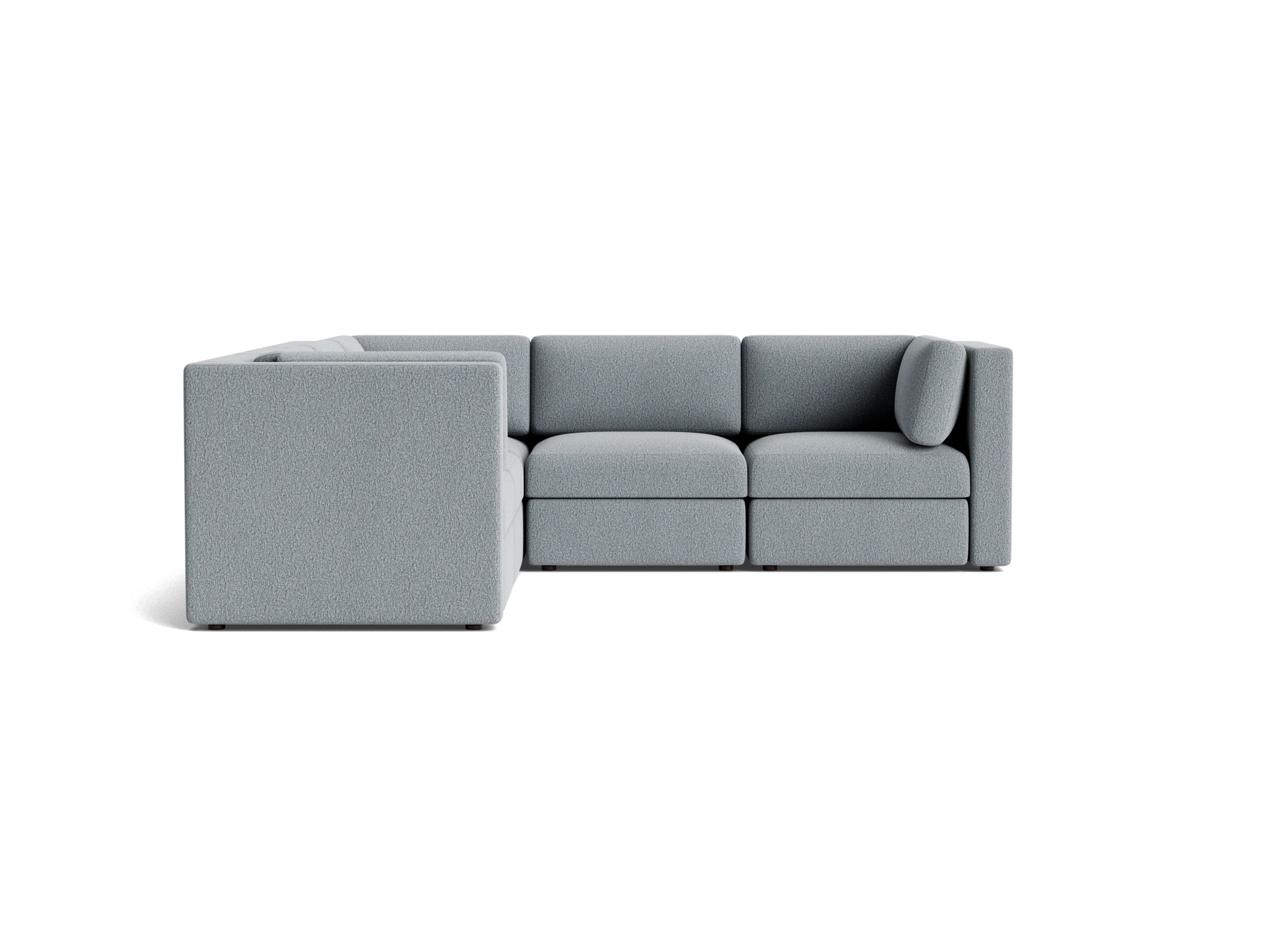 daya modular corner sectional synergy pewter