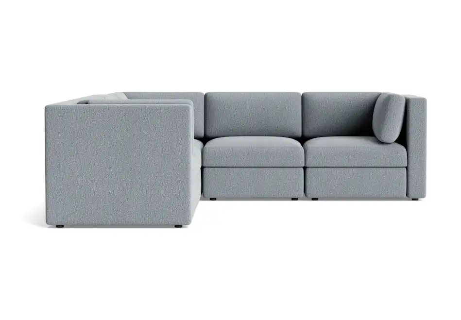 daya modular corner sectional synergy pewter