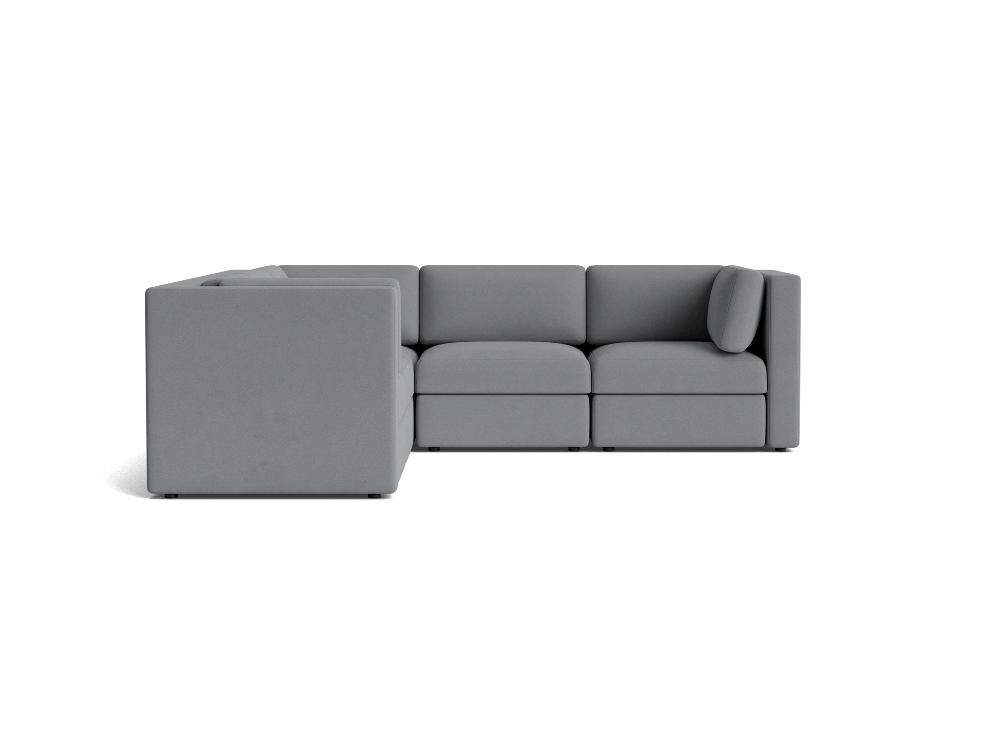 daya modular corner sectional royale ash