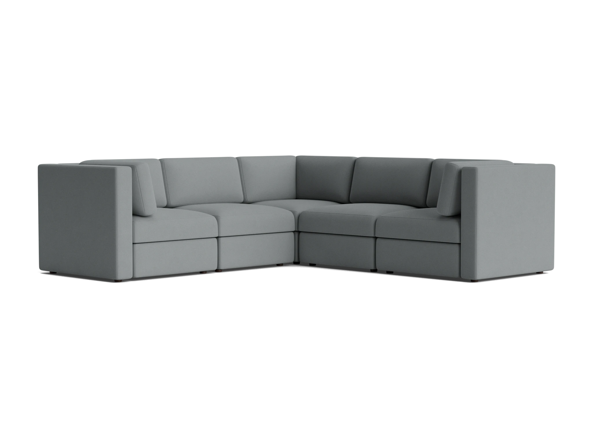 daya modular corner sectional royale ash