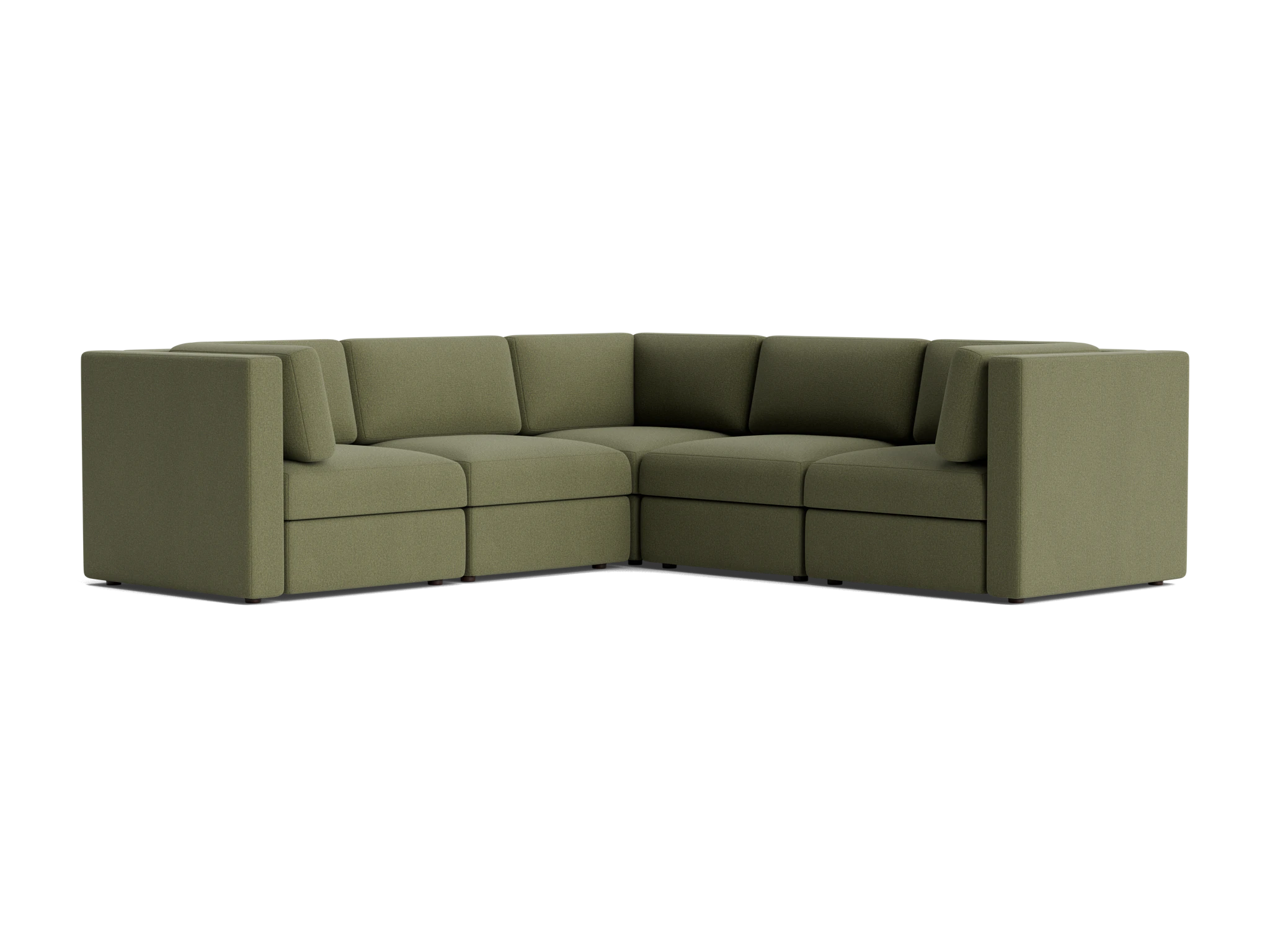 daya modular corner sectional faithful olive