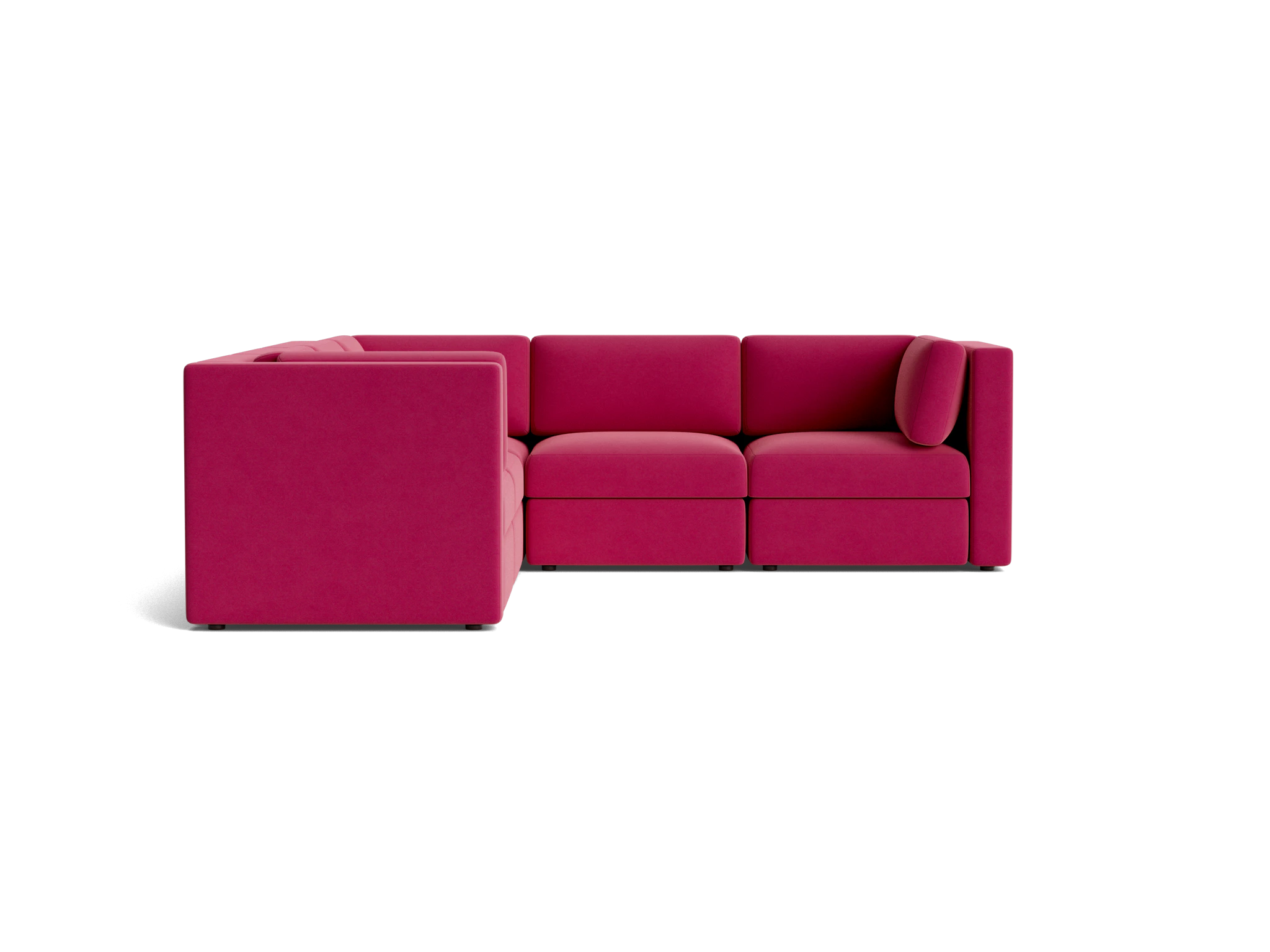 daya modular corner sectional royale berry