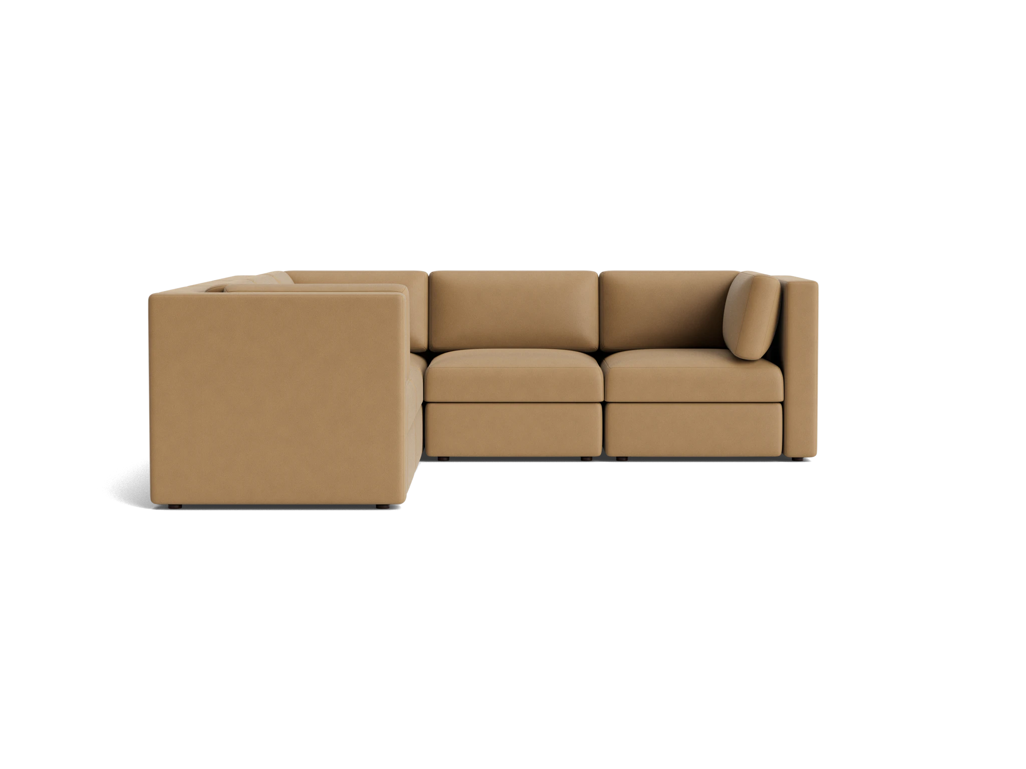 daya modular corner sectional washed california biscuit