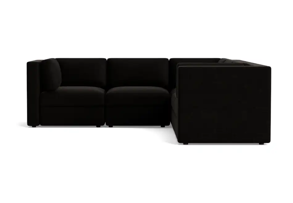 daya modular corner sectional milo onyx