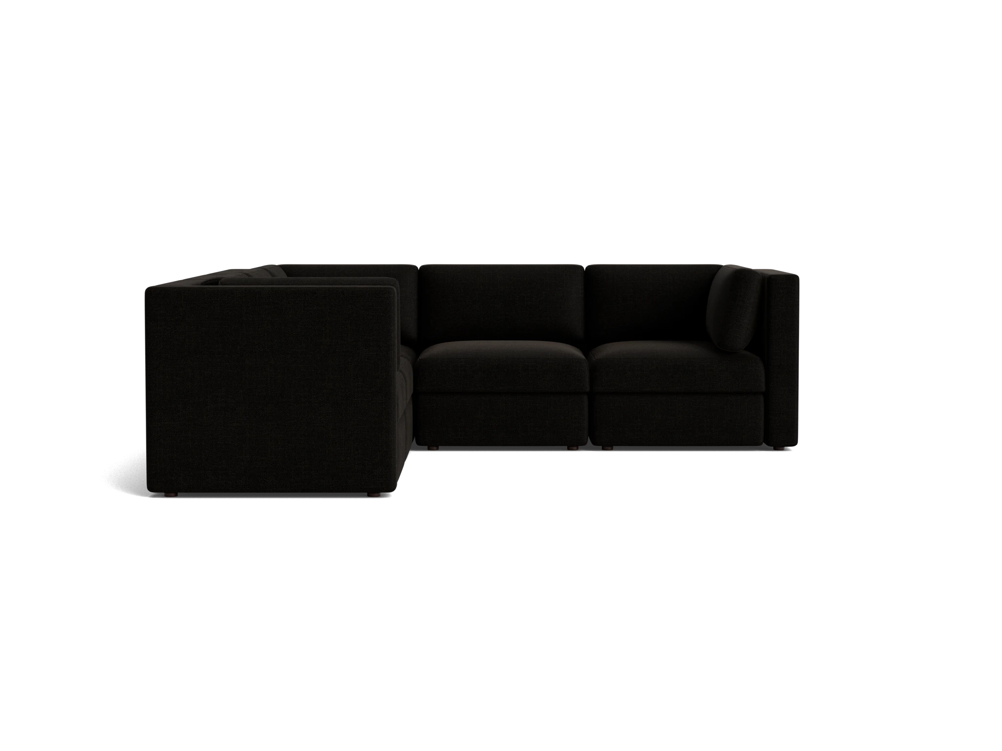 daya modular corner sectional milo onyx