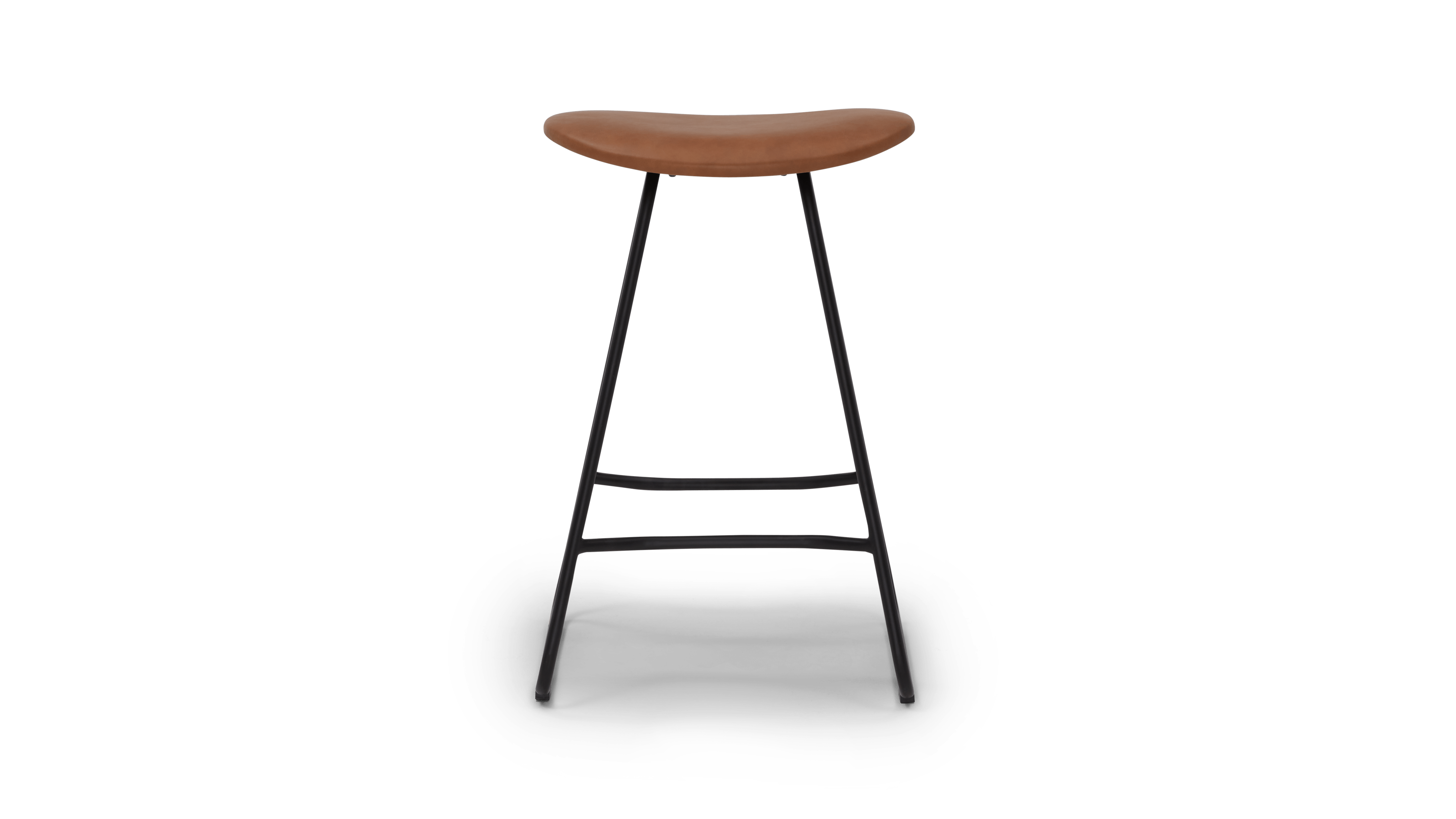 cml malik leather counter stool camel