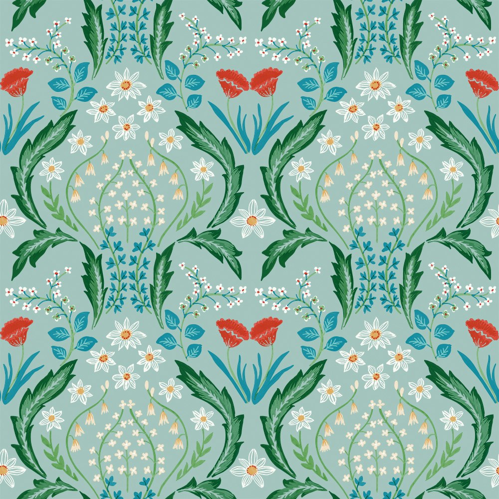 whimsy bloom wallpaper