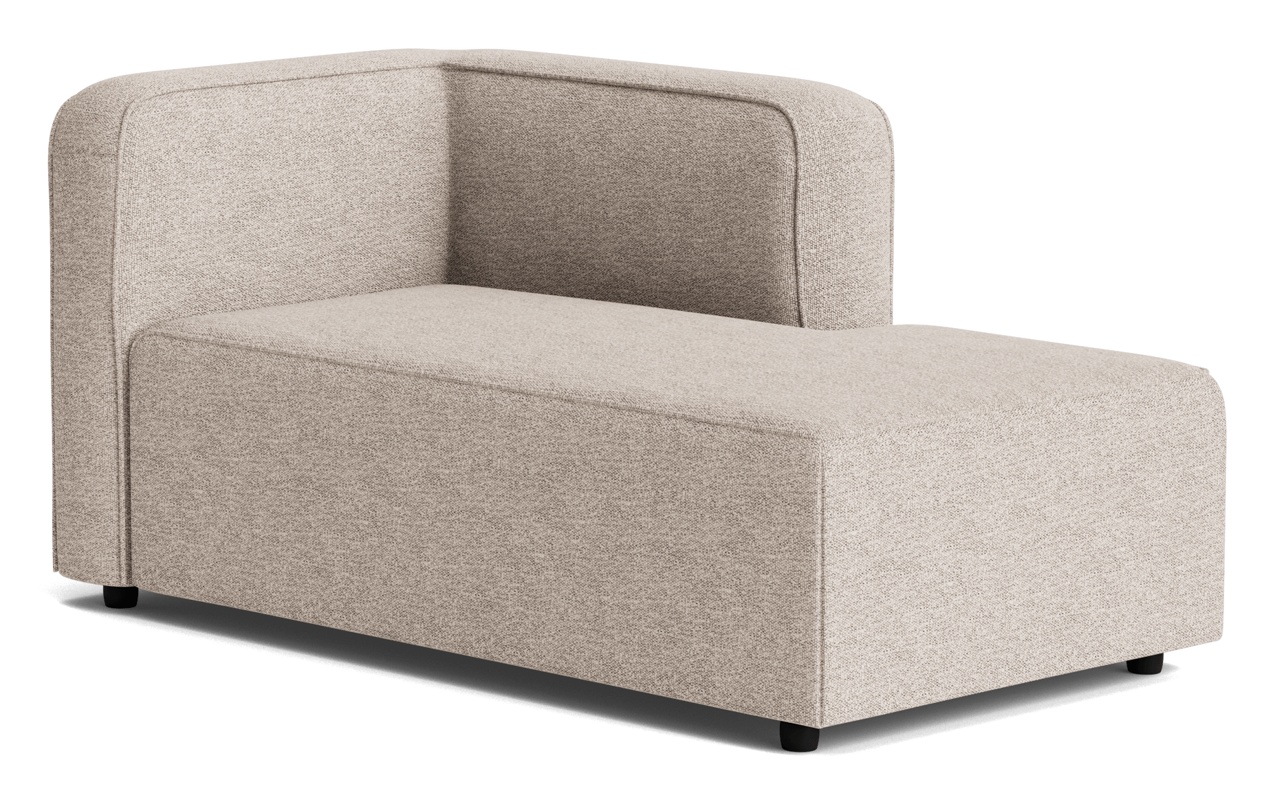 logan single arm chaise borough cotton