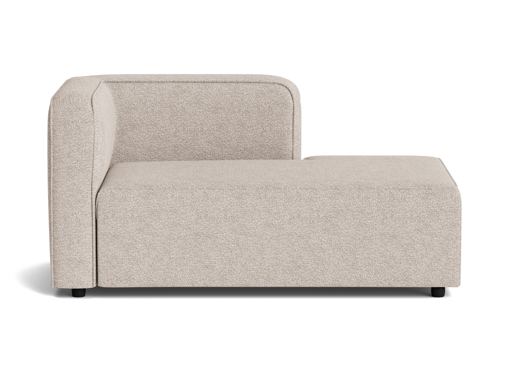 logan single arm chaise borough cotton