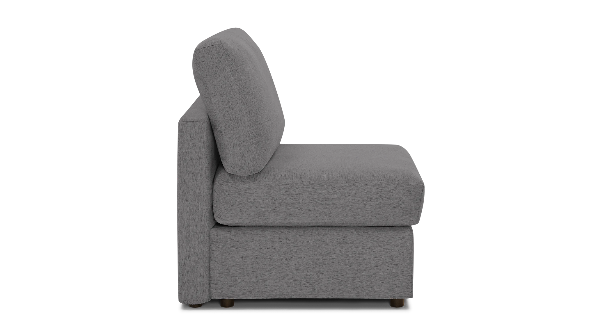 notch modular armless chair royale ash