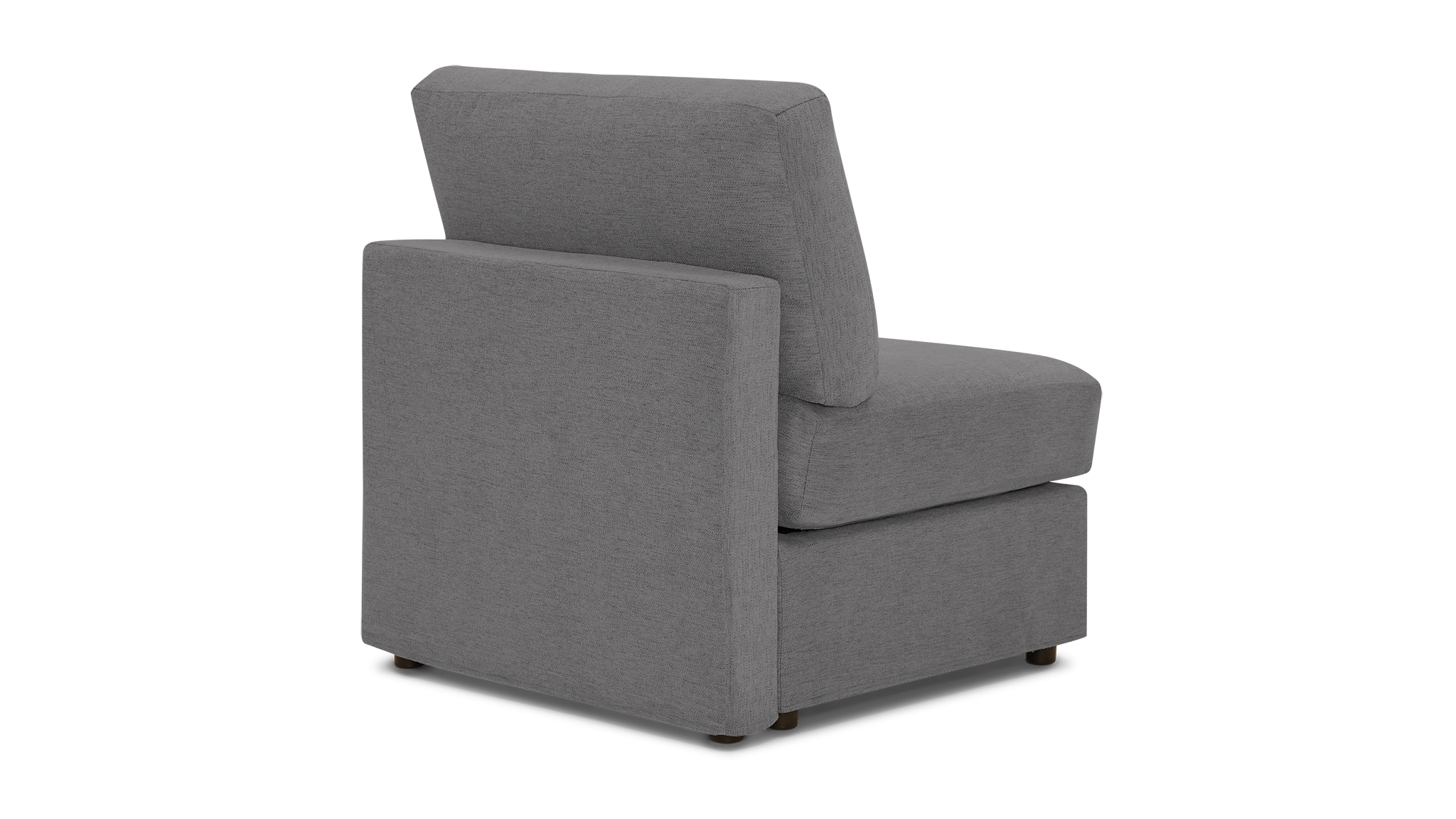 notch modular armless chair royale ash