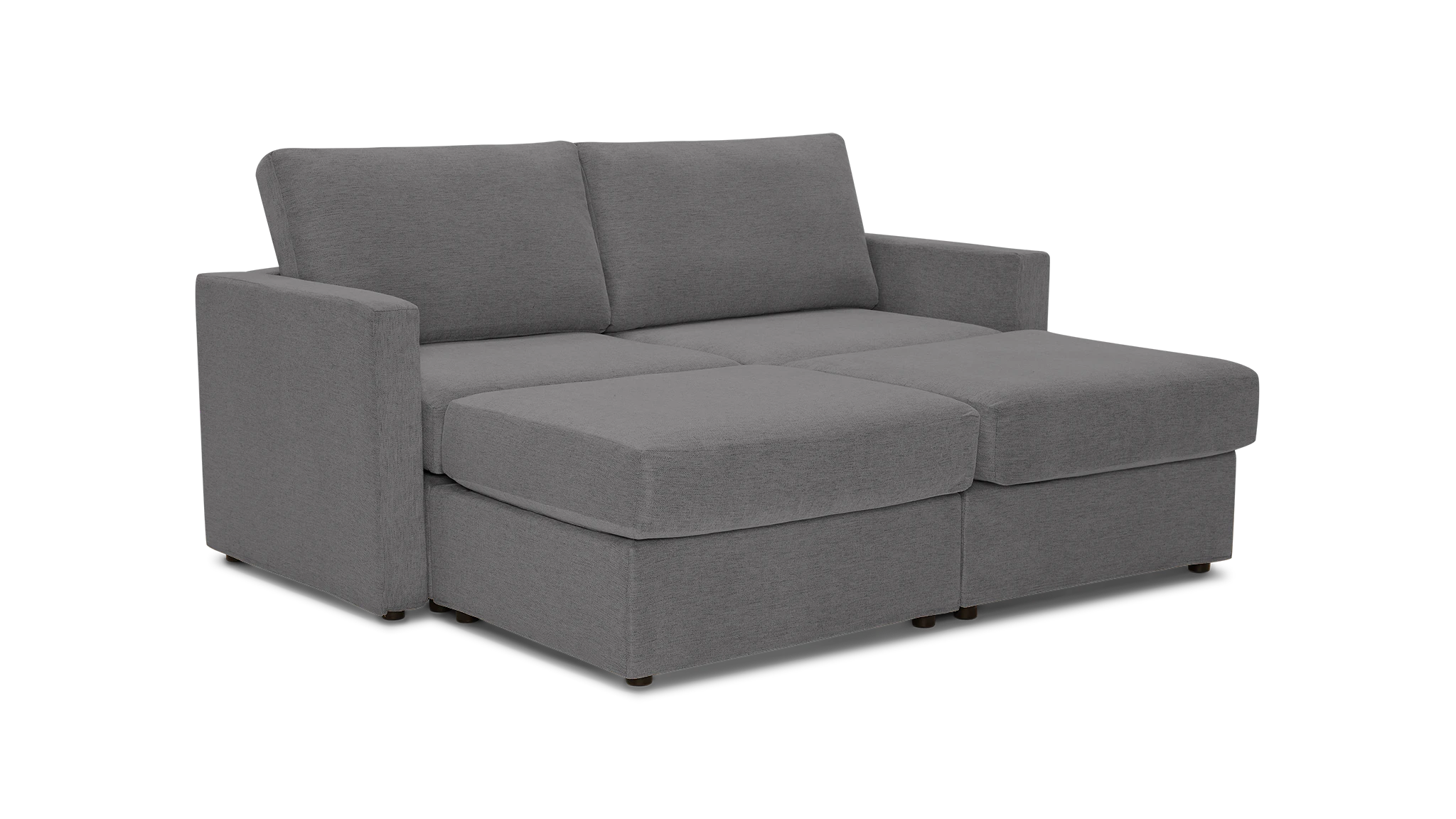 notch modular loveseat pit %284 piece%29 royale ash
