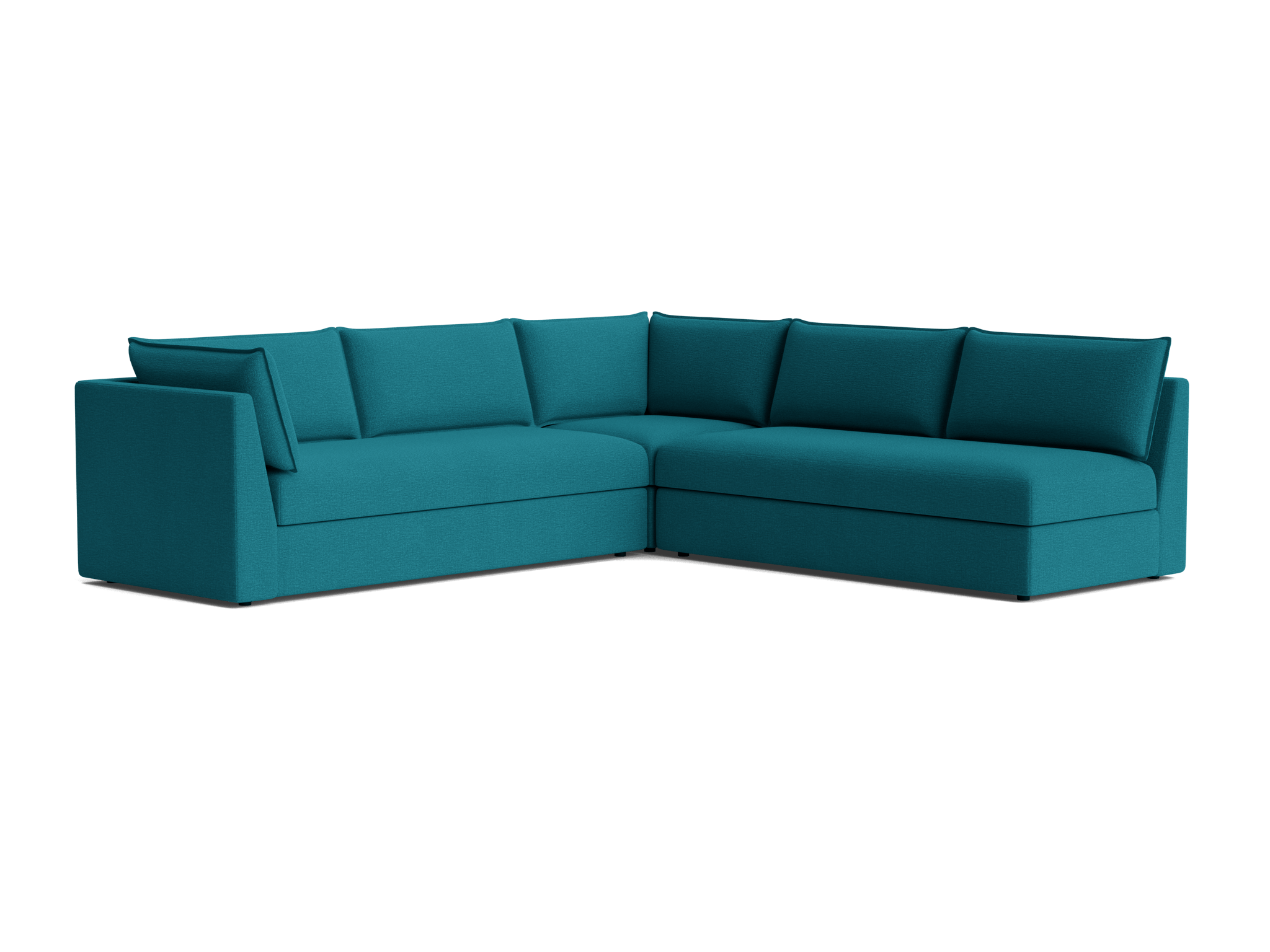 wilder corner sectional piece) key largo zenith teal