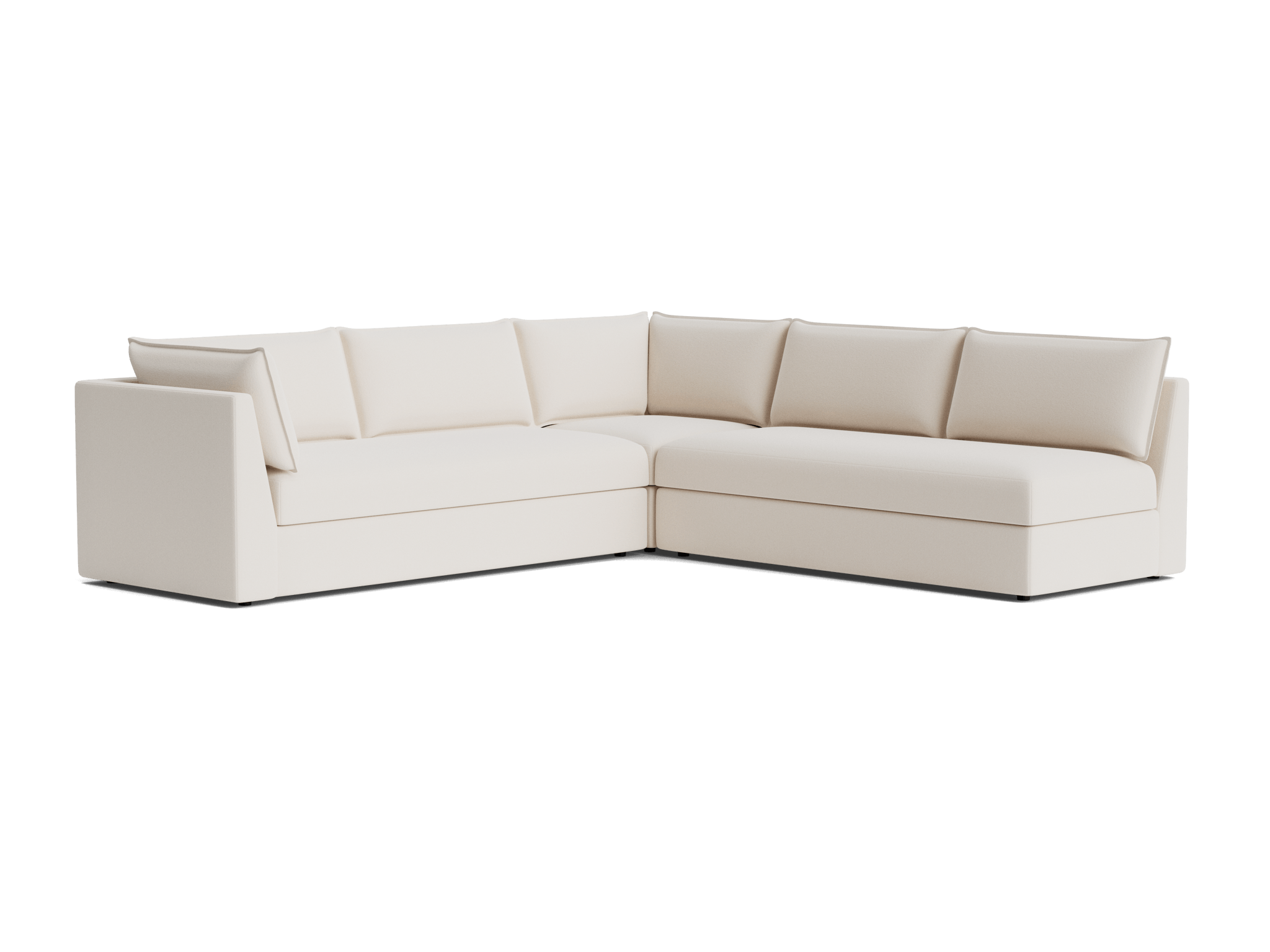 wilder corner sectional %283 piece%29 caspiar ivory