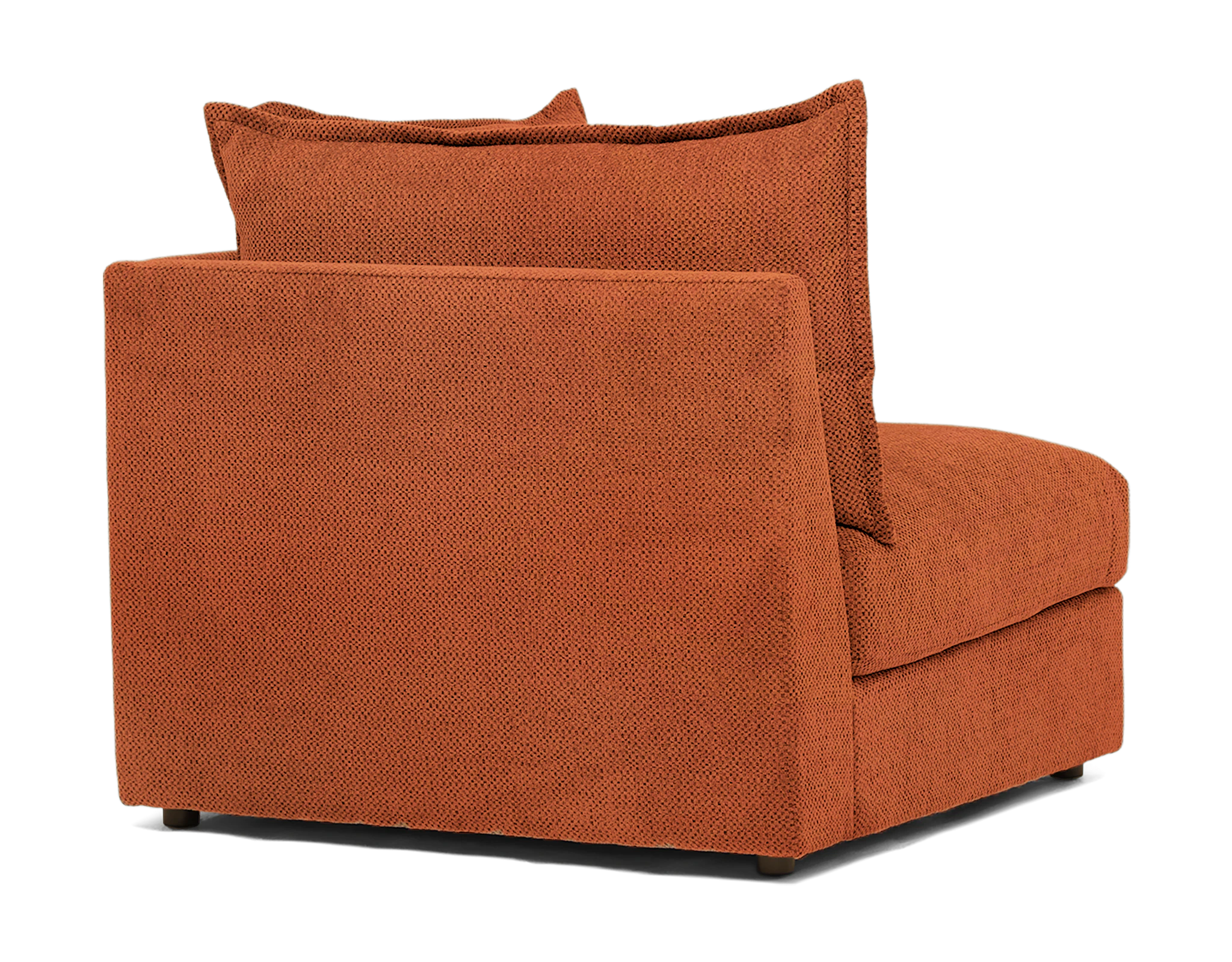 wilder corner chair plush terra rose