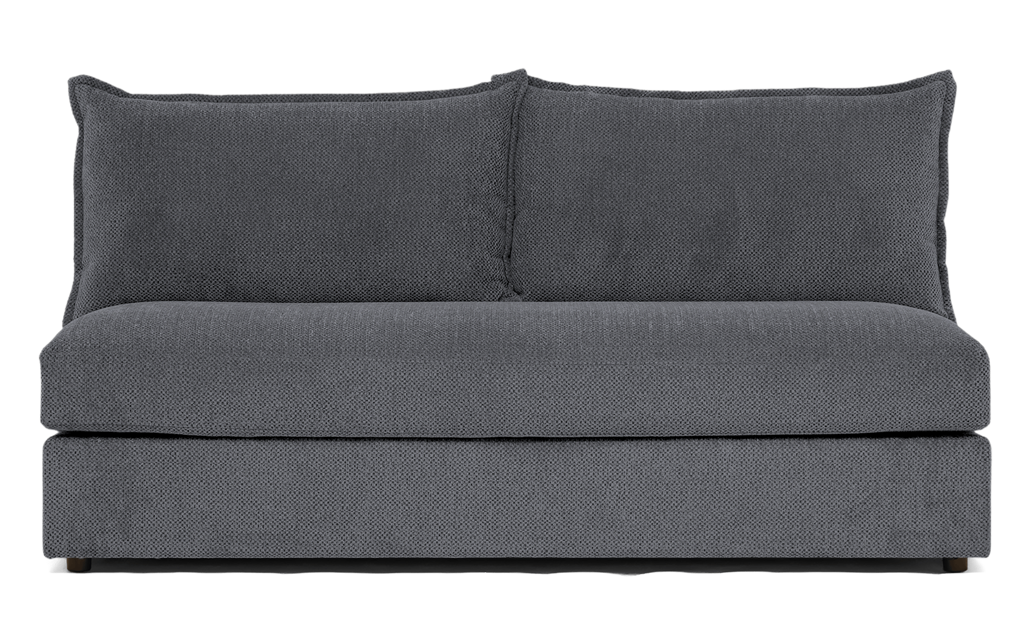 wilder armless loveseat essence ash