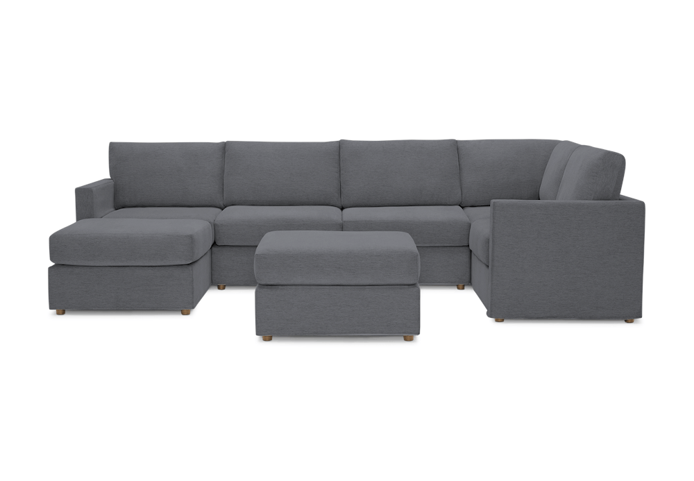 notch modular sofa sectional %287 piece%29 essence ash